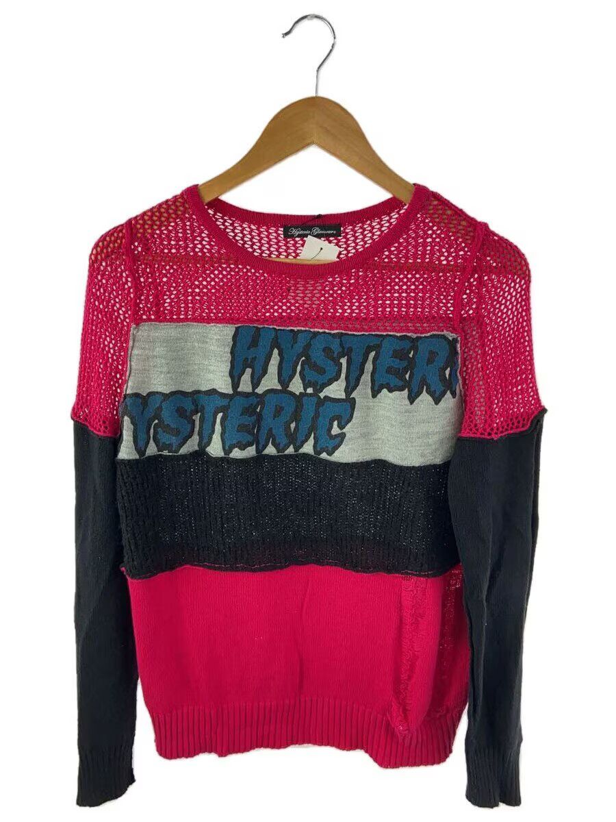 Hysteric Glamour Grunge Patchwork Logo Knit Sweater Size S / US 4 / IT 40 - 1 Thumbnail