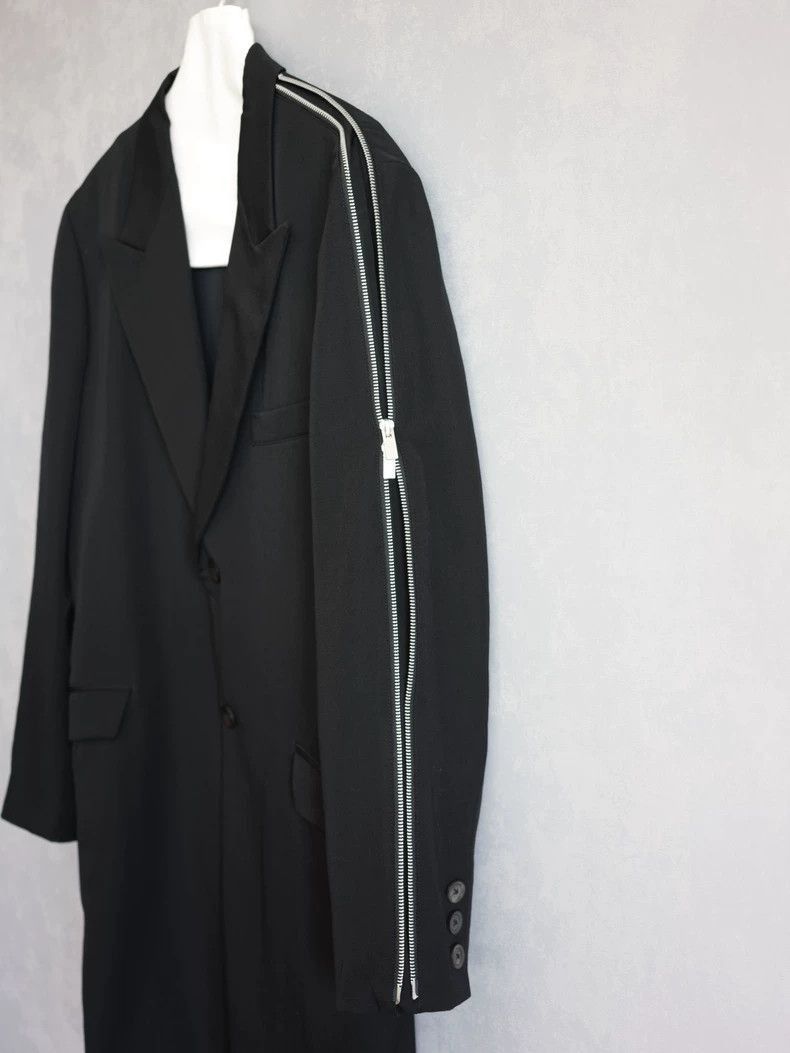 Yohji Yamamoto Yohji Yamamoto Yohji Yamamoto Long Coat with Side Zipper Size US M / EU 48-50 / 2 - 5 Thumbnail