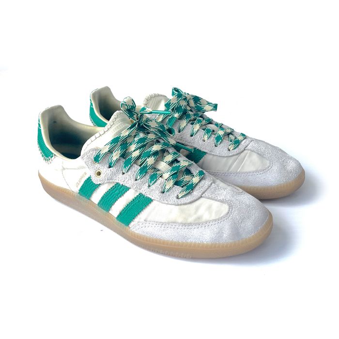 Adidas Cream Green Samba | Grailed