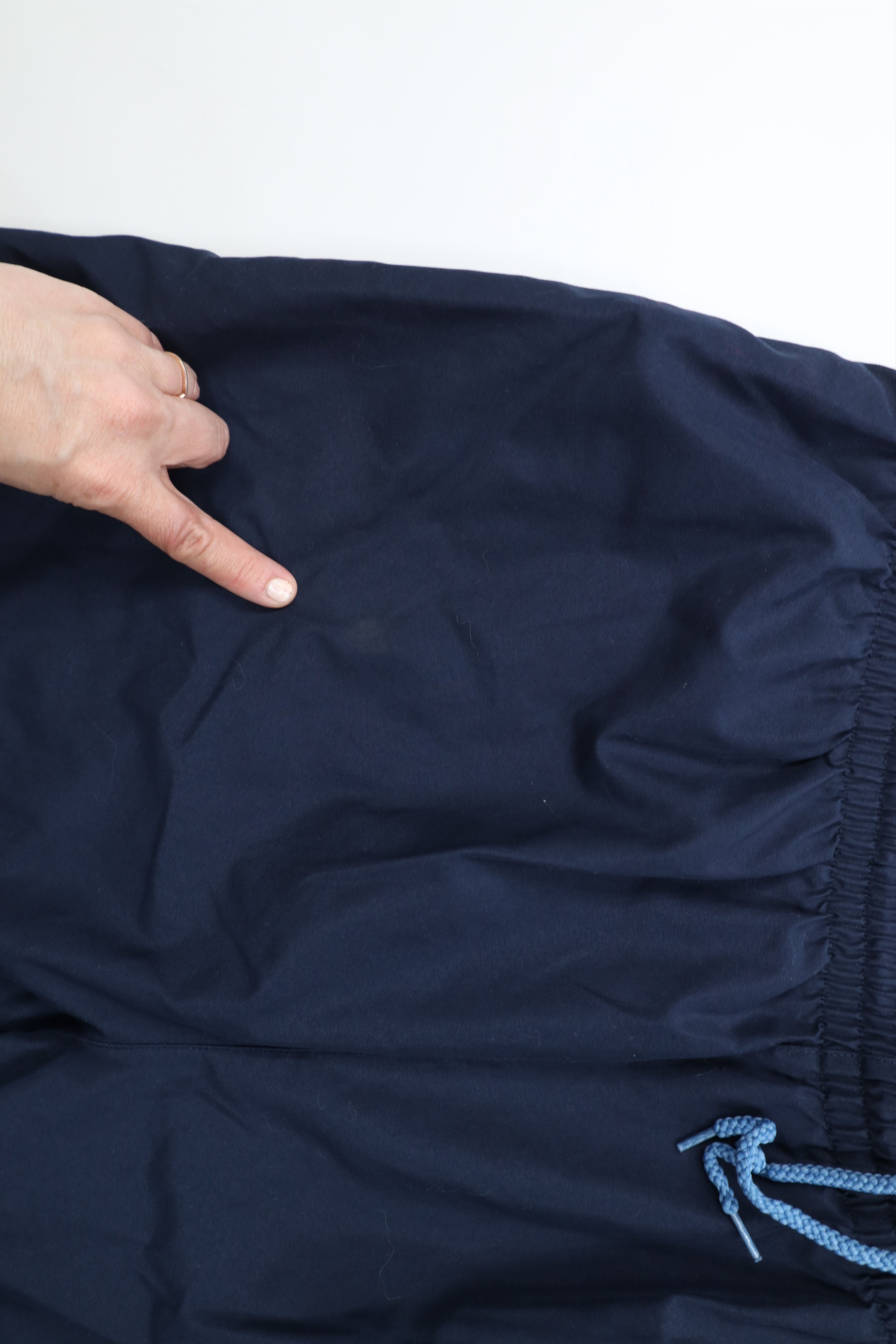 Champion × Vintage Vintage 90s Champion Lined Wide Leg Windbreaker Pants Blue Size US 38 / EU 54 - 7 Thumbnail