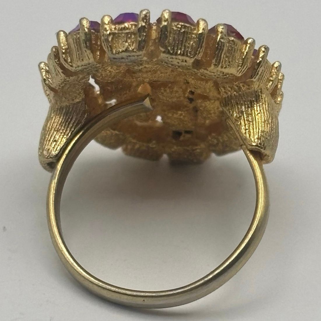 Other Pink & Gold Crystal Ring Size ONE SIZE - 6 Thumbnail