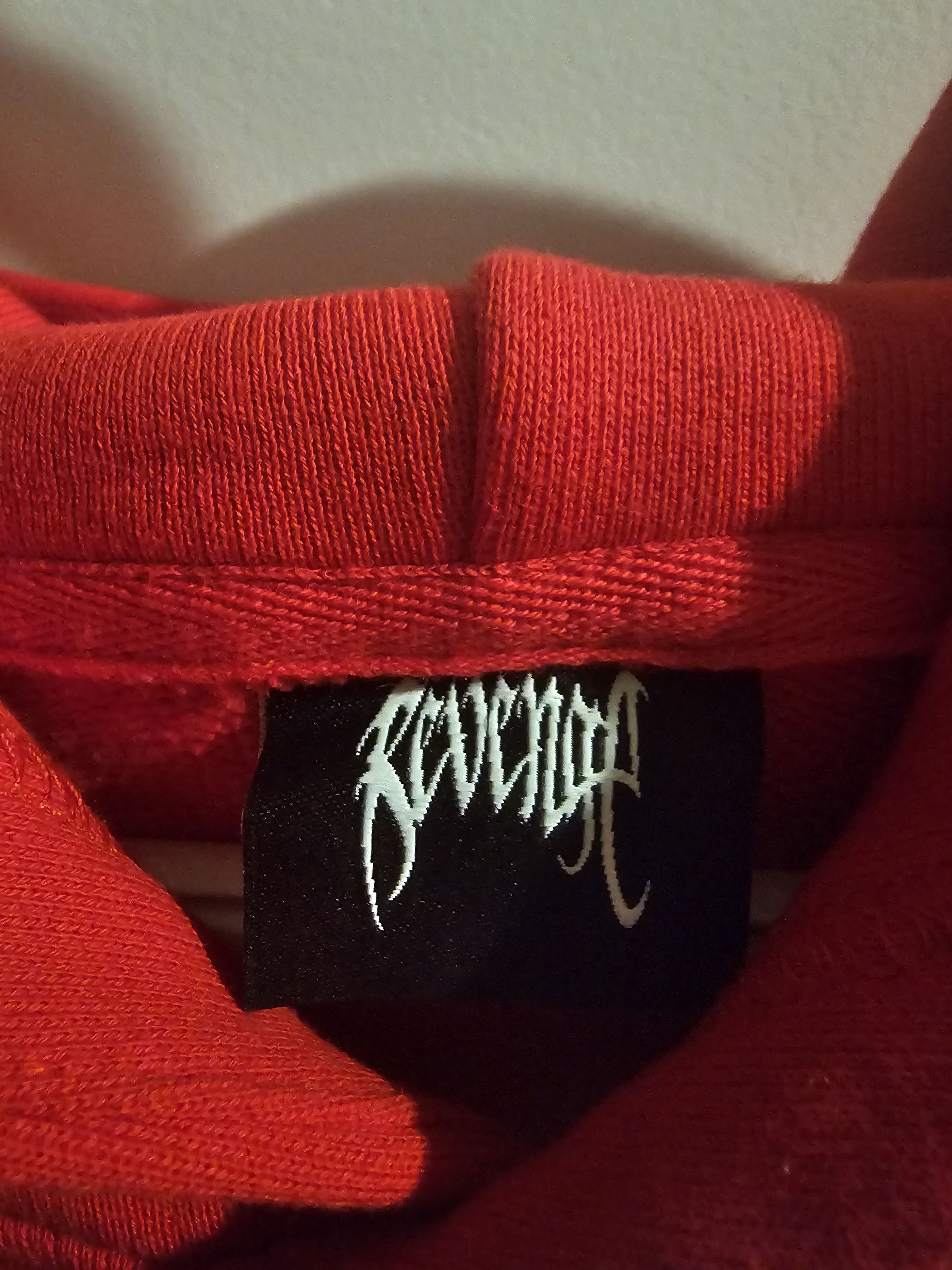 Revenge Revenge Red Embroidered Hoodie XL Size US XL / EU 56 / 4 - 4 Thumbnail