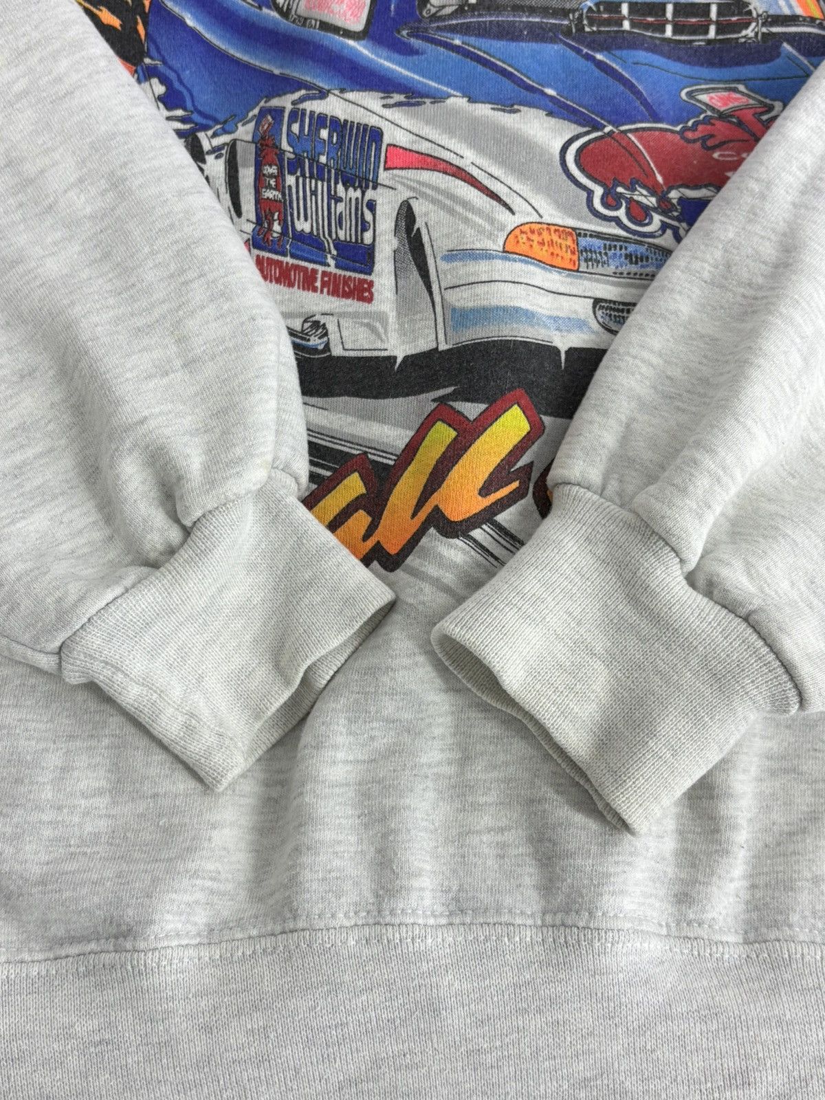 NASCAR Vintage 90s Nascar USA Boxy Crewneck Sweatshirt Size US L / EU 52-54 / 3 - 16 Thumbnail