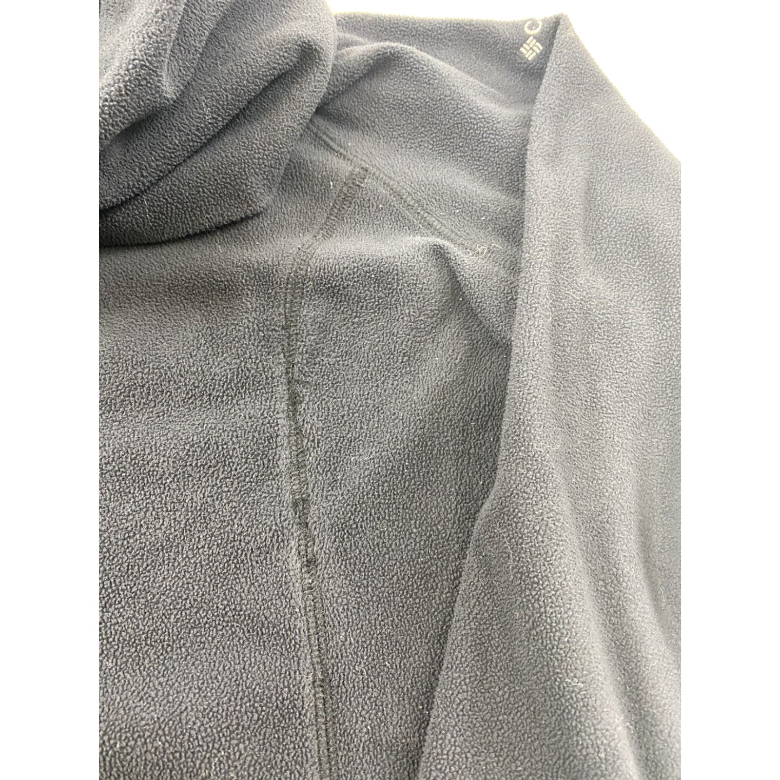 Vintage Columbia Cowl Neck Fleece Sweatshirt Women L Black Pullover Activewear Large Size L / US 10 / IT 46 - 4 Thumbnail