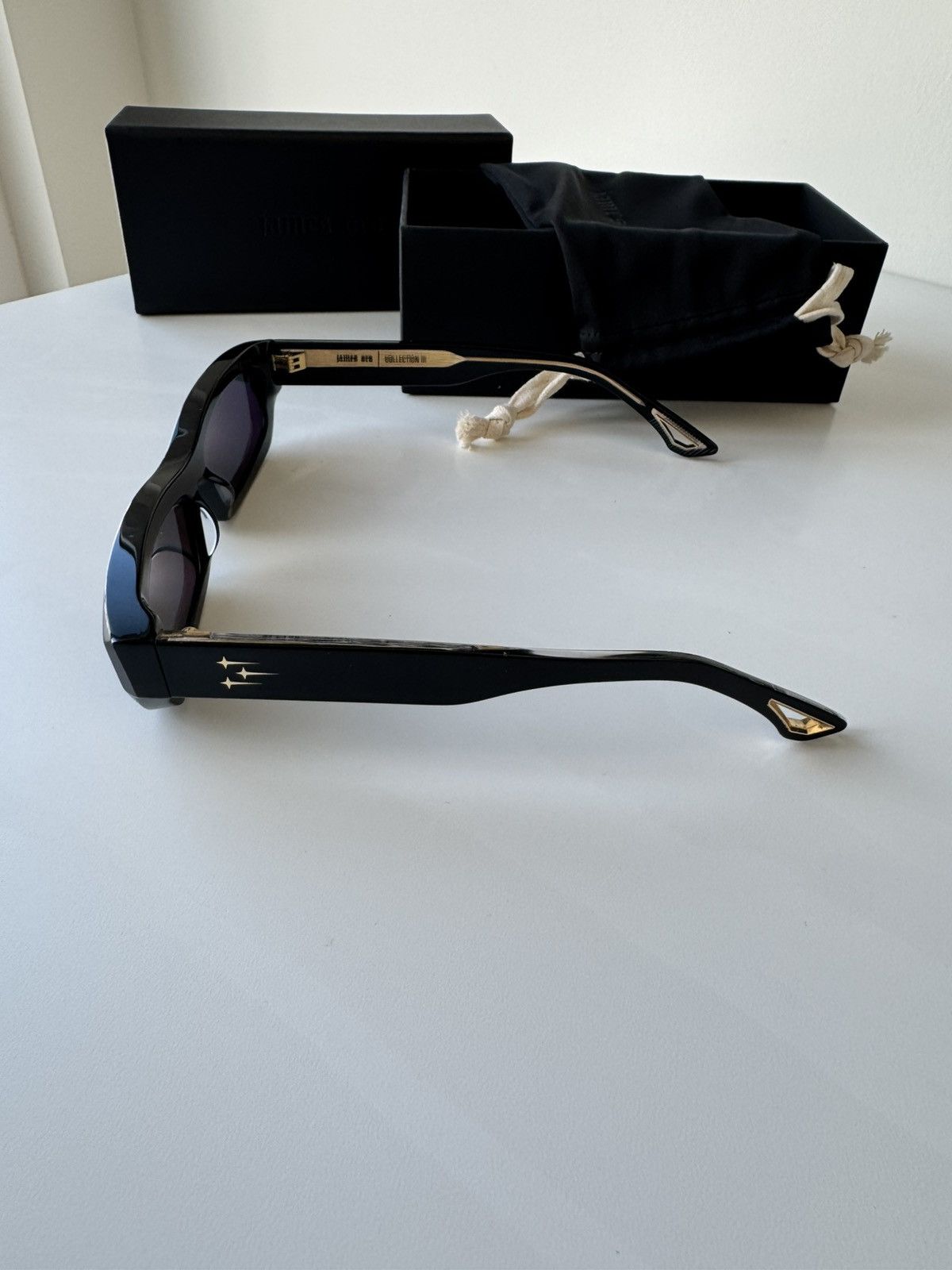 James Oro James Oro Rouge Black Sunglasses Size ONE SIZE - 5 Thumbnail