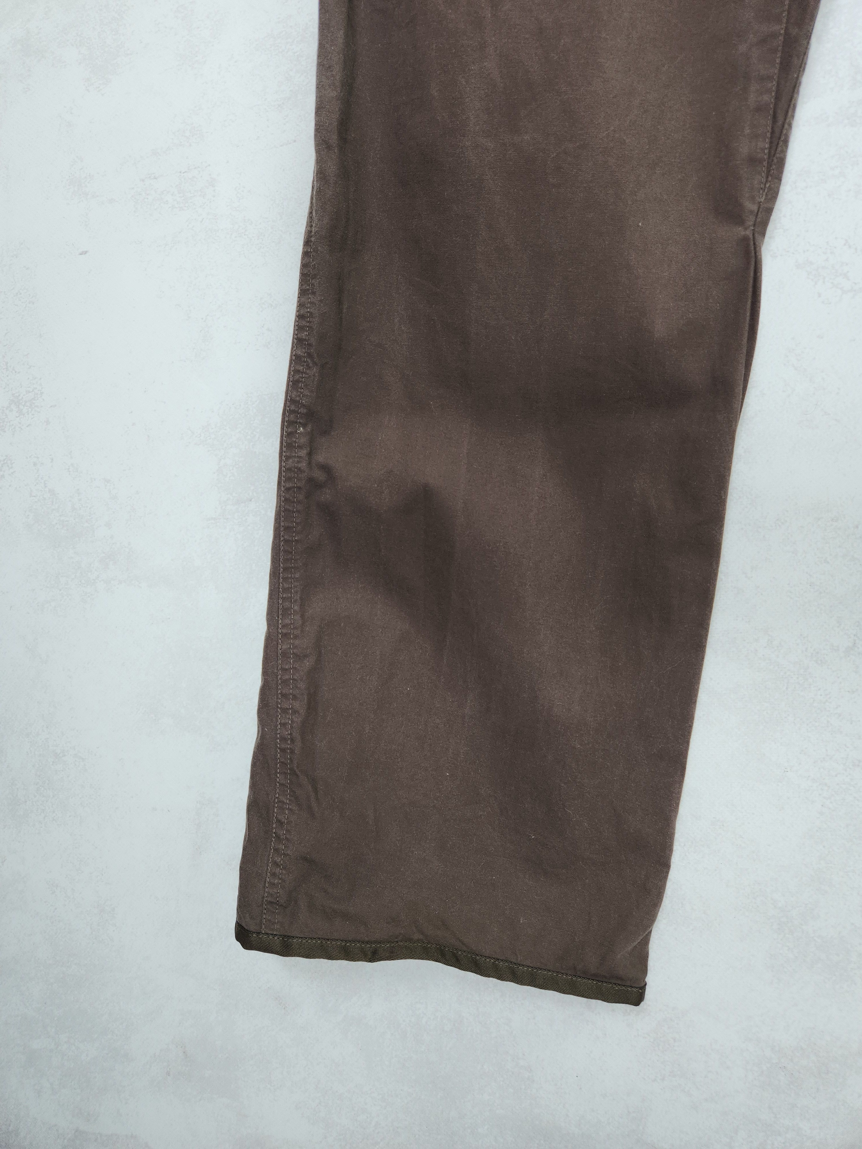 Nike Vintage y2k Nike wmns cotton brown casual pants size M Size 32" / US 10 / IT 46 - 3 Thumbnail