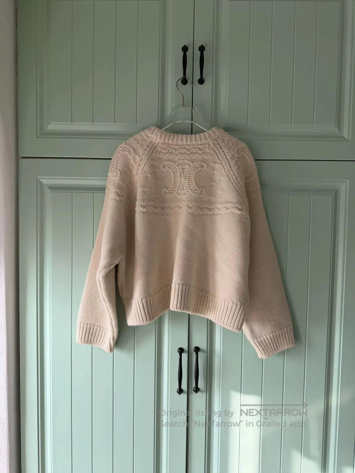 Celine Celine Triomphe Logo Wool Sweater. Size XS / US 0-2 / IT 36-38 - 2 Thumbnail