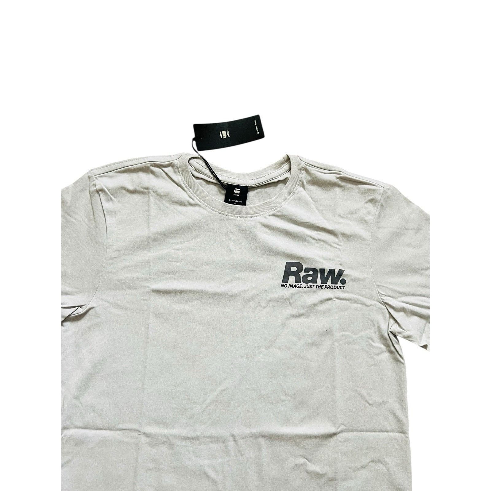 G-Star G-Star Raw Mens Compact Jersey T-Shirt $55 Oyster Size S Size US S / EU 44-46 / 1 - 2 Thumbnail