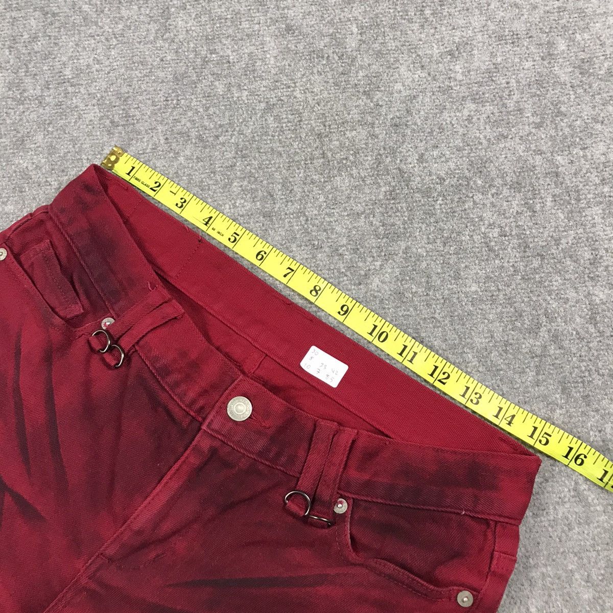 BUFFALO BOBS FLARE JAPANESE PUNK BUFFALO BOBS RED BOOT CUT PANTS Size US 30 / EU 46 - 17 Thumbnail