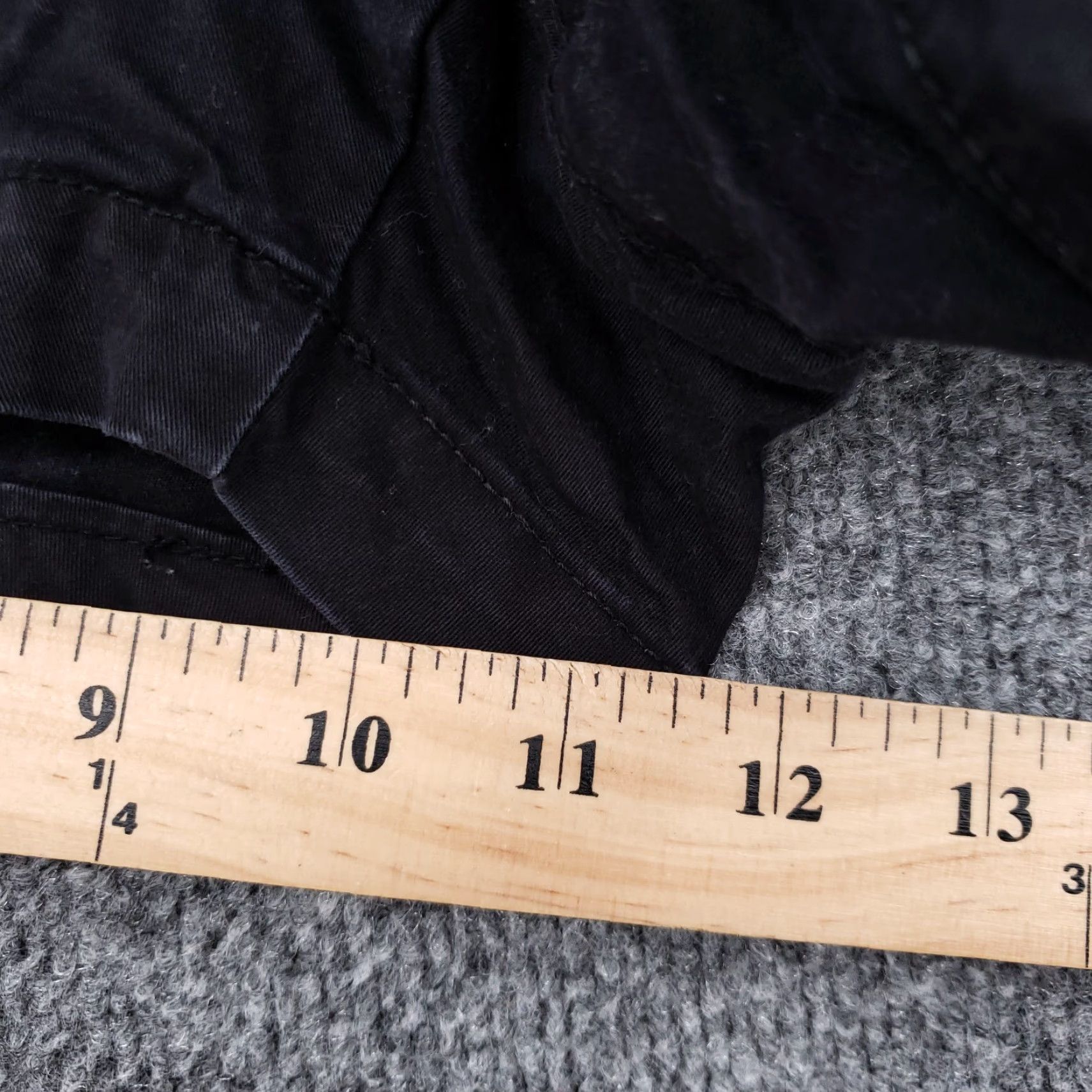 Gap Gap Shorts Womens 8 Black Chino Mid-Rise 3" Flat Front Stretch Walking Casual Size 30" / US 8 / IT 44 - 7 Thumbnail