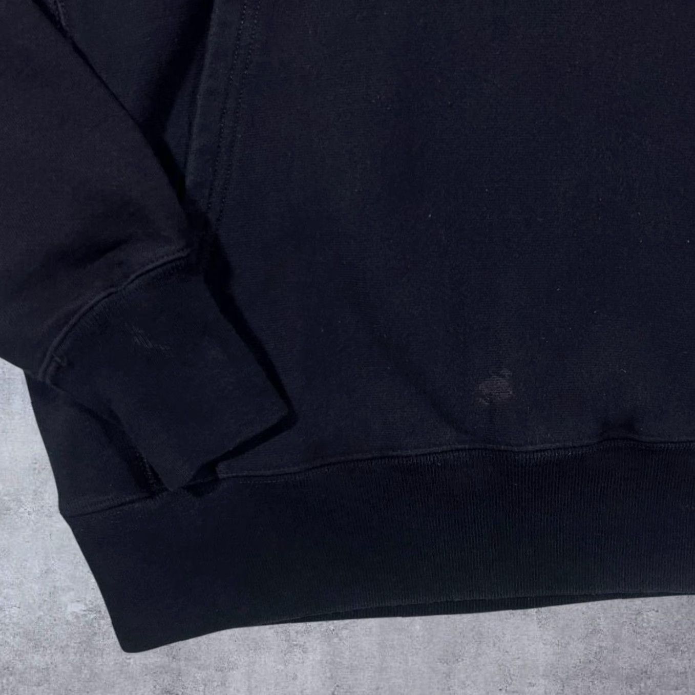 Champion Champion Reverse Weave Classic Black Mini Logo Pullover Hoodie, Small, Men, Hoodie, Black, Regular, Logo, 90s Classic Theme Size US S / EU 44-46 / 1 - 6 Thumbnail