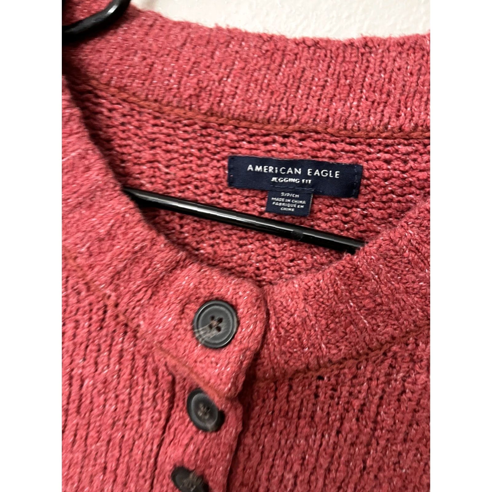 American Eagle Outfitters AMERICAN EAGLE Pullover Sweatshirt Women's Activewear Long Sleeve Size Small Pink Size S / US 4 / IT 40 - 3 Thumbnail