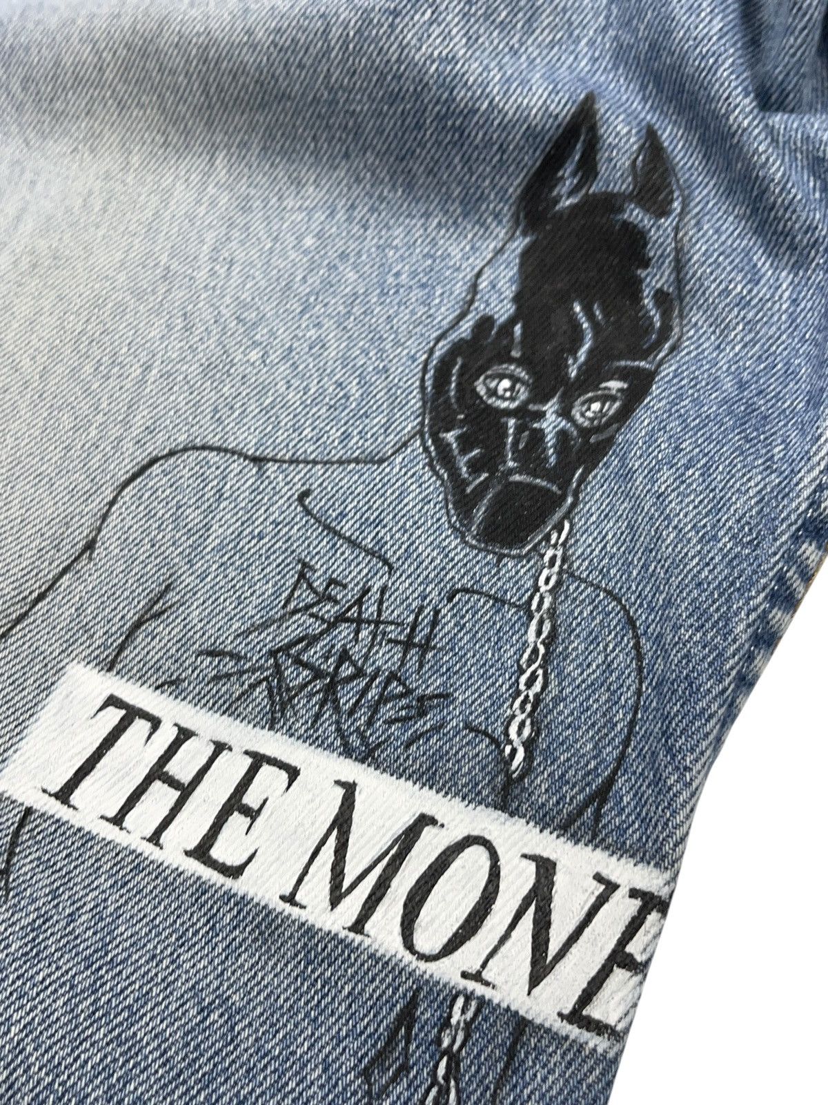Death Grips Death Grips Custom Made Jeans On Vintage Levi’s 501 Size US 36 / EU 52 - 7 Thumbnail