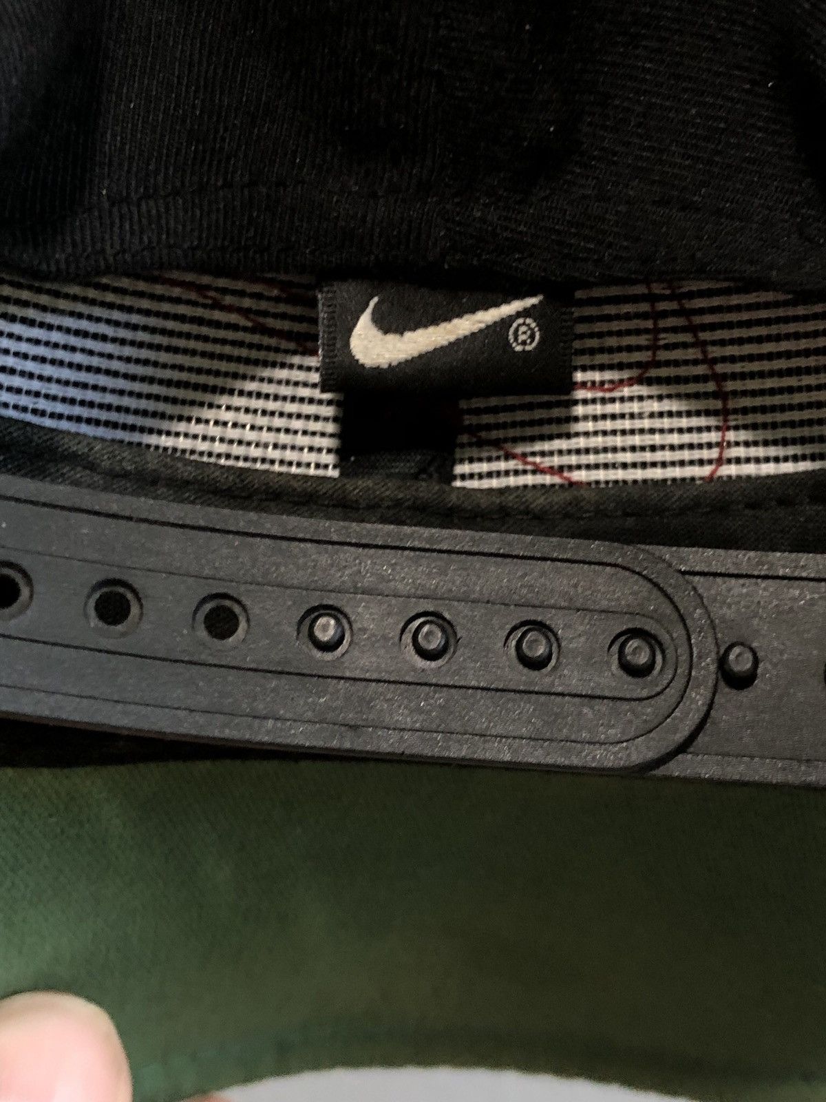 Nike Vtg 90s Nike Jewel Swoosh Snapback Size ONE SIZE - 7 Thumbnail
