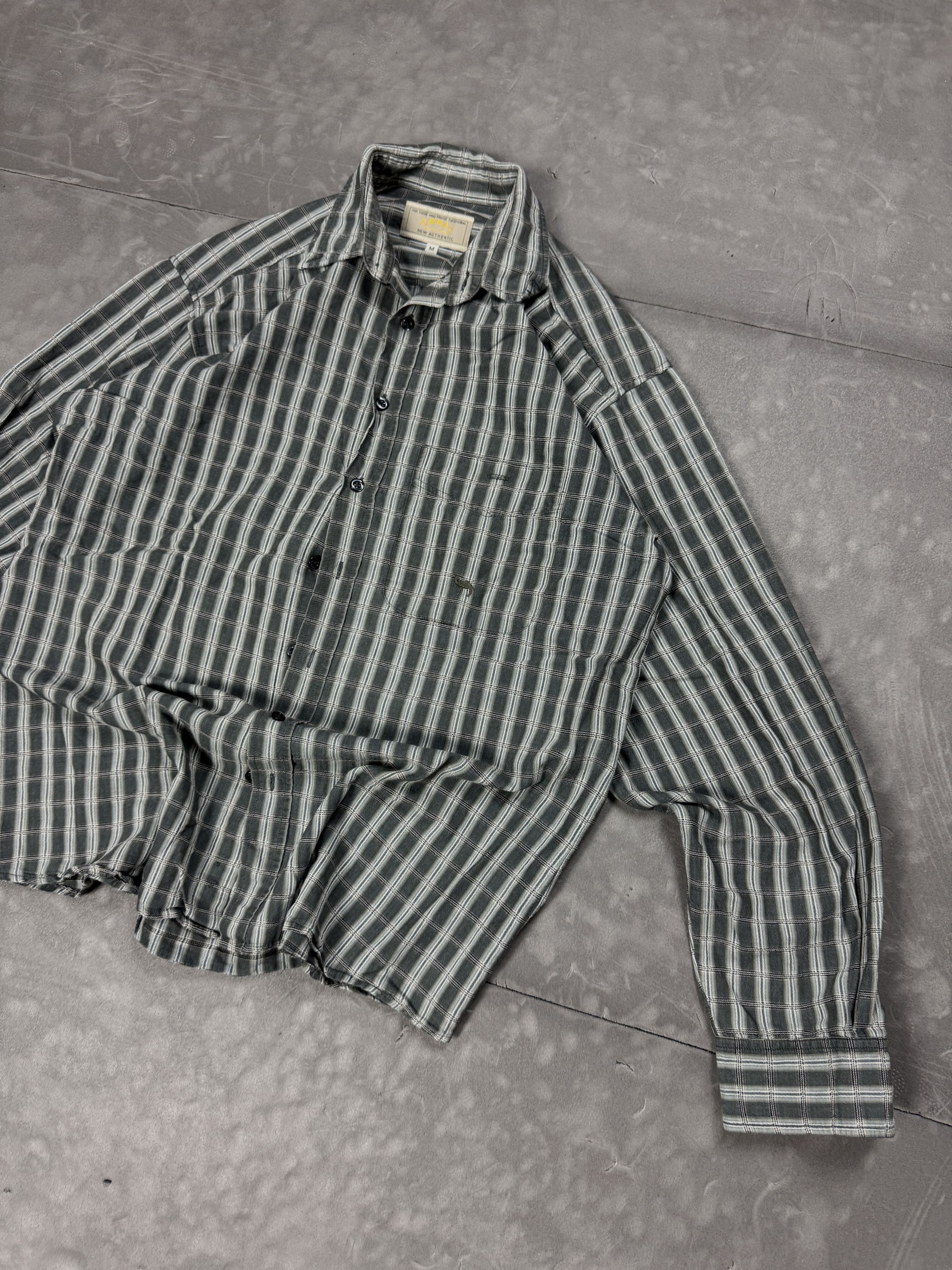 Camel × Vintage Vintage oversize striped shirt 90s 80s y2k boxy retro Size US L / EU 52-54 / 3 - 3 Thumbnail