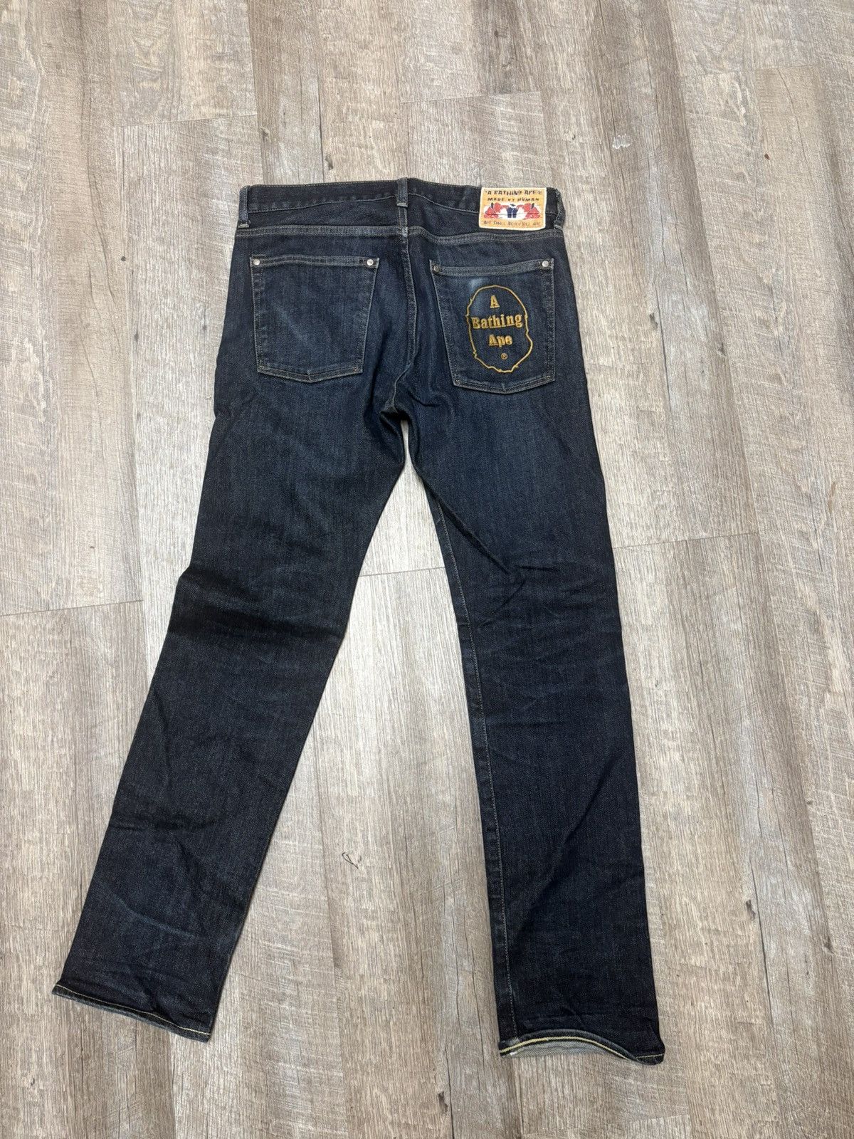 Bape A bathing ape x Bape Denim Jeans Size US 29 - 2 Thumbnail