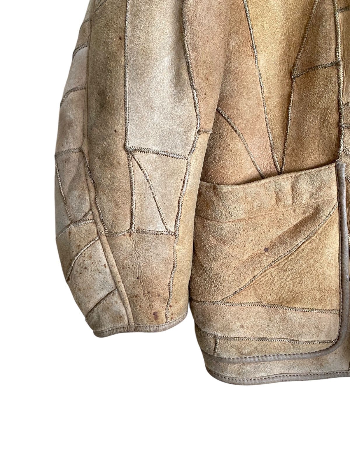 Hai Sporting Gear Vintage Hai Sporting Gear Patchwork Leather Jacket 1990s Size US M / EU 48-50 / 2 - 4 Thumbnail