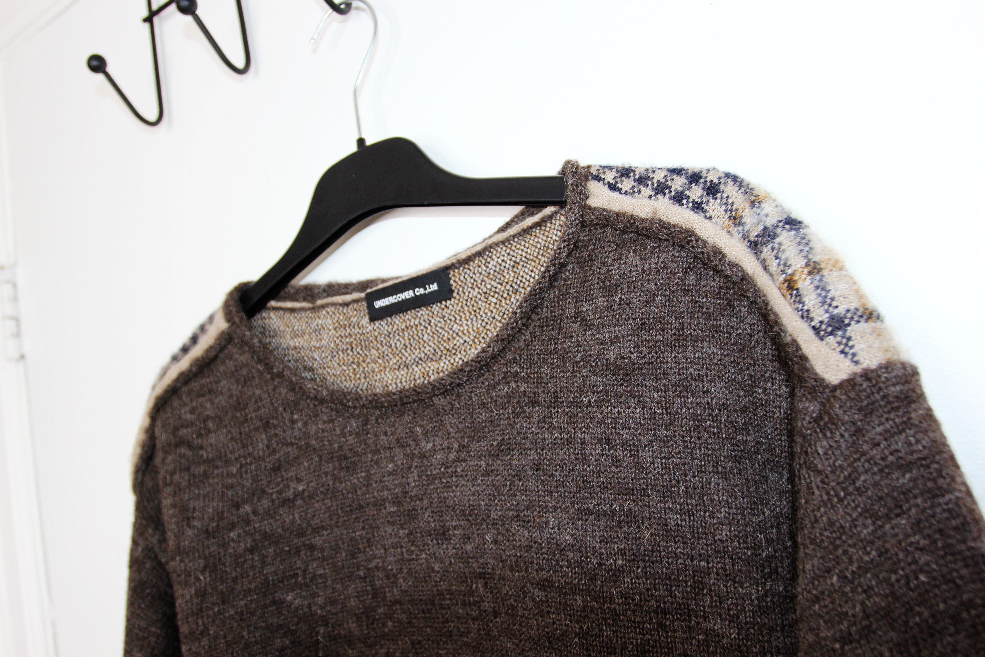 Undercover BNWT AW25 UNDERCOVER CHECK BACK SWEATER 2 Size US M / EU 48-50 / 2 - 4 Thumbnail