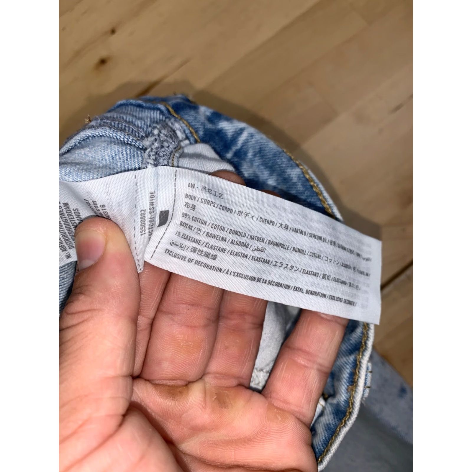 Abercrombie & Fitch Abercrombie & Fitch Jeans Womens 26 High Rise Button Fly 5-Pocket Denim Blue Distressed Straight Vintage: No 12096 Size 26" / US 2 / IT 38 - 4 Thumbnail