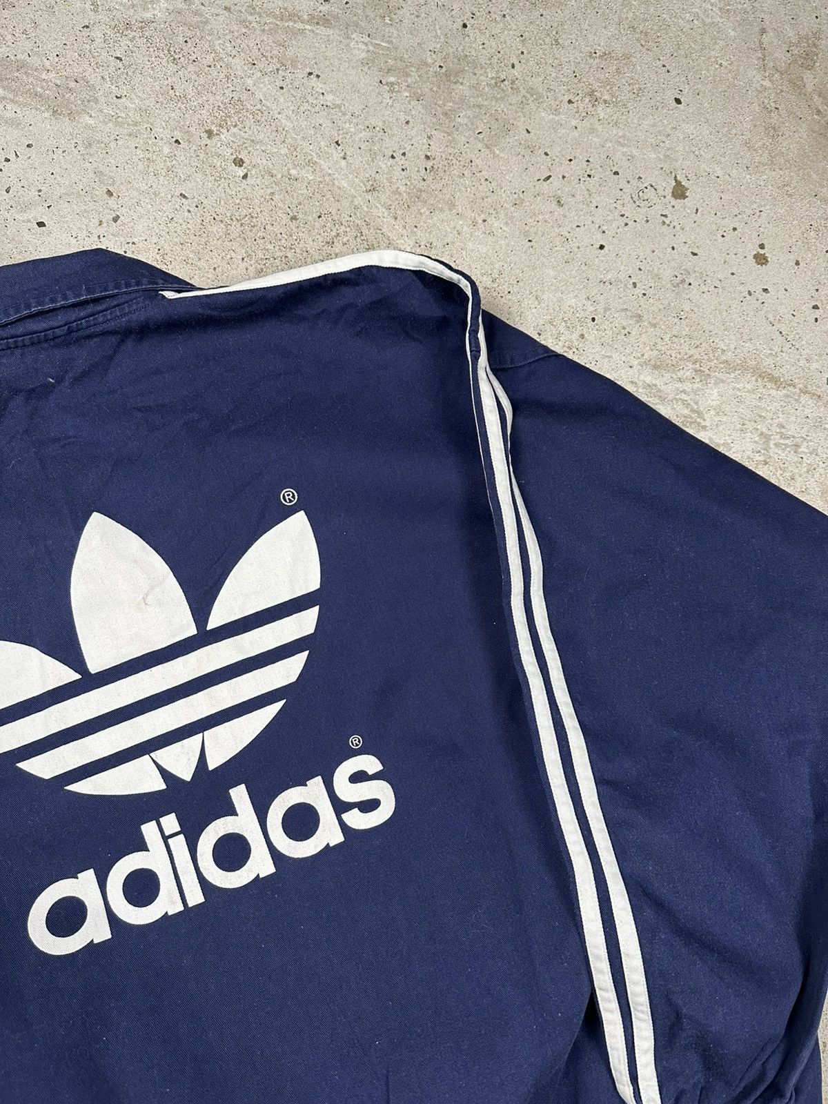 Adidas Vintage 90s Adidas Boxy Training Top Light Jacket Big Logo Size US XL / EU 56 / 4 - 15 Thumbnail
