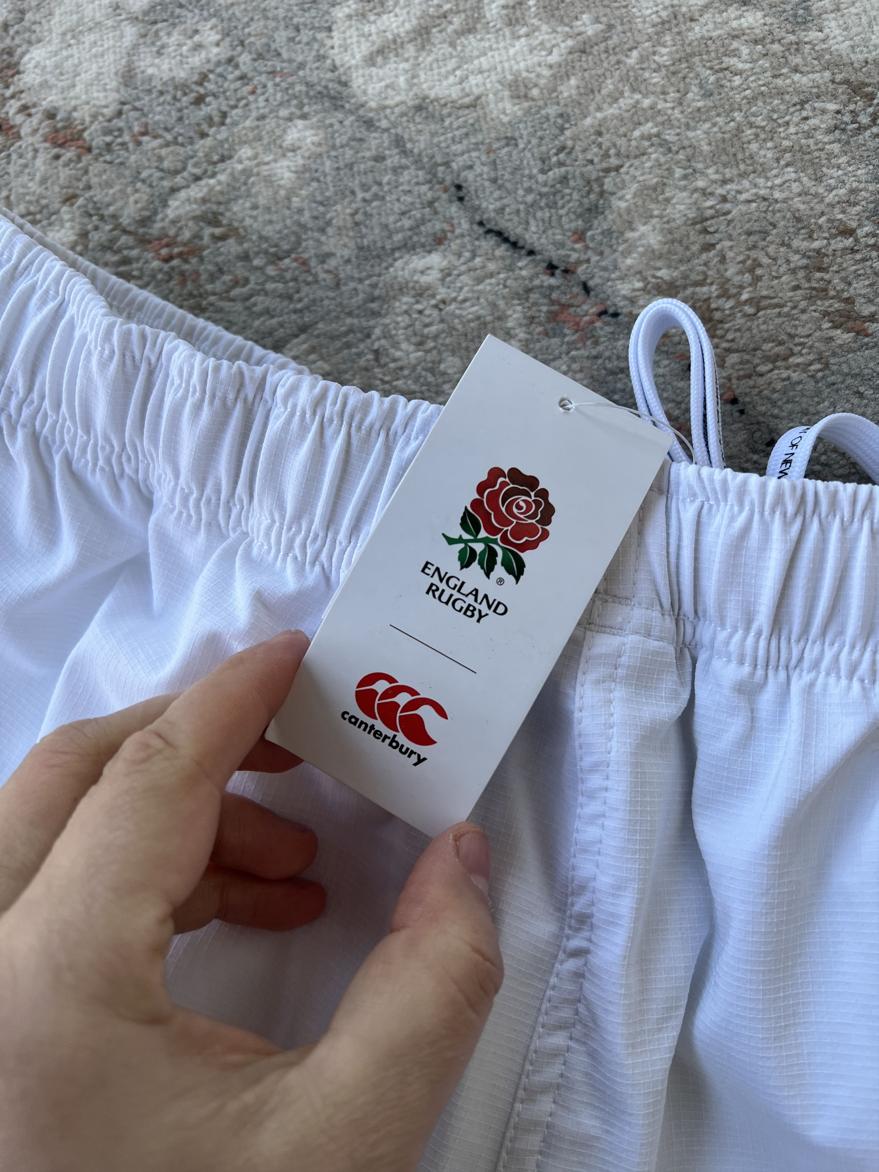 Canterbury of New Zealand Canterbury O2 England Rugby Shorts Size US 40 / EU 56 - 9 Thumbnail