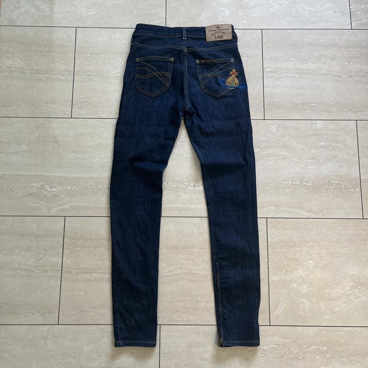 Lee × Vivienne Westwood Vivienne Westwood x Lee Navy Denim Jeans Size 28" / US 6 / IT 42 - 4 Thumbnail