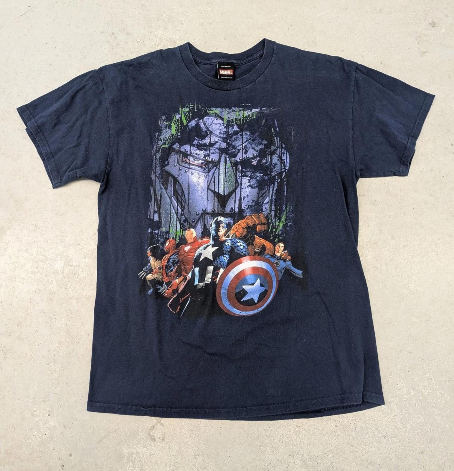 Marvel Comics × Stussy Stussy x Marvel Dr. Doom T-Shirt | Grailed