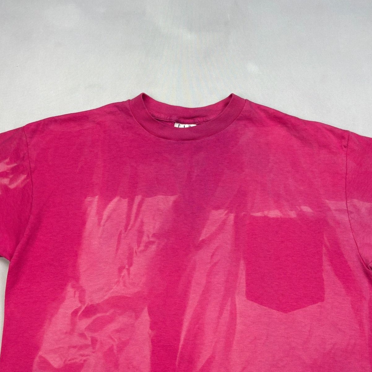Gap Vintage 90s Gap Pocket T Shirt Pink Men's M Shadow Pocket Size US M / EU 48-50 / 2 - 2 Thumbnail
