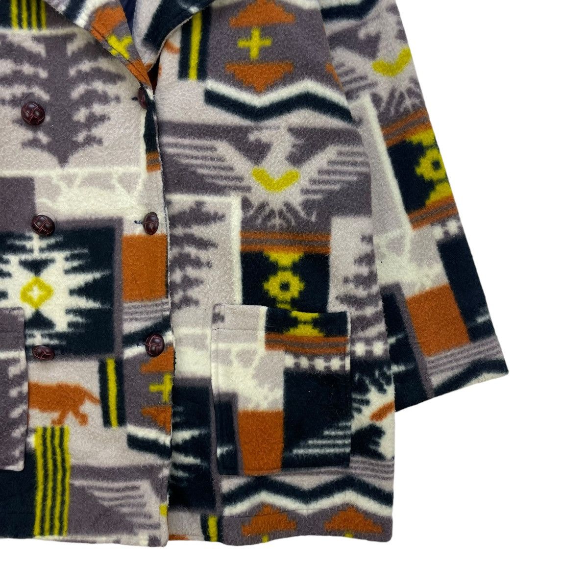 Issey Miyake 💥Japanese Brand Glover Pigeon Native Double Collar Jacket Size US L / EU 52-54 / 3 - 6 Thumbnail