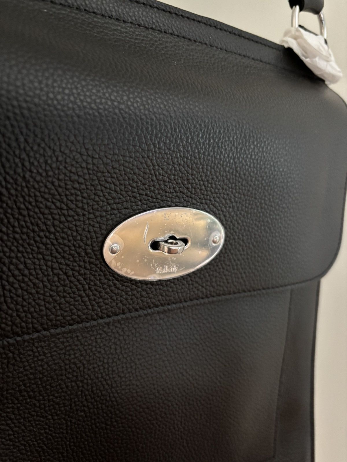 Mulberry Mulberry Black Grained Leather Large Antony Messenger NEW Size ONE SIZE - 2 Thumbnail