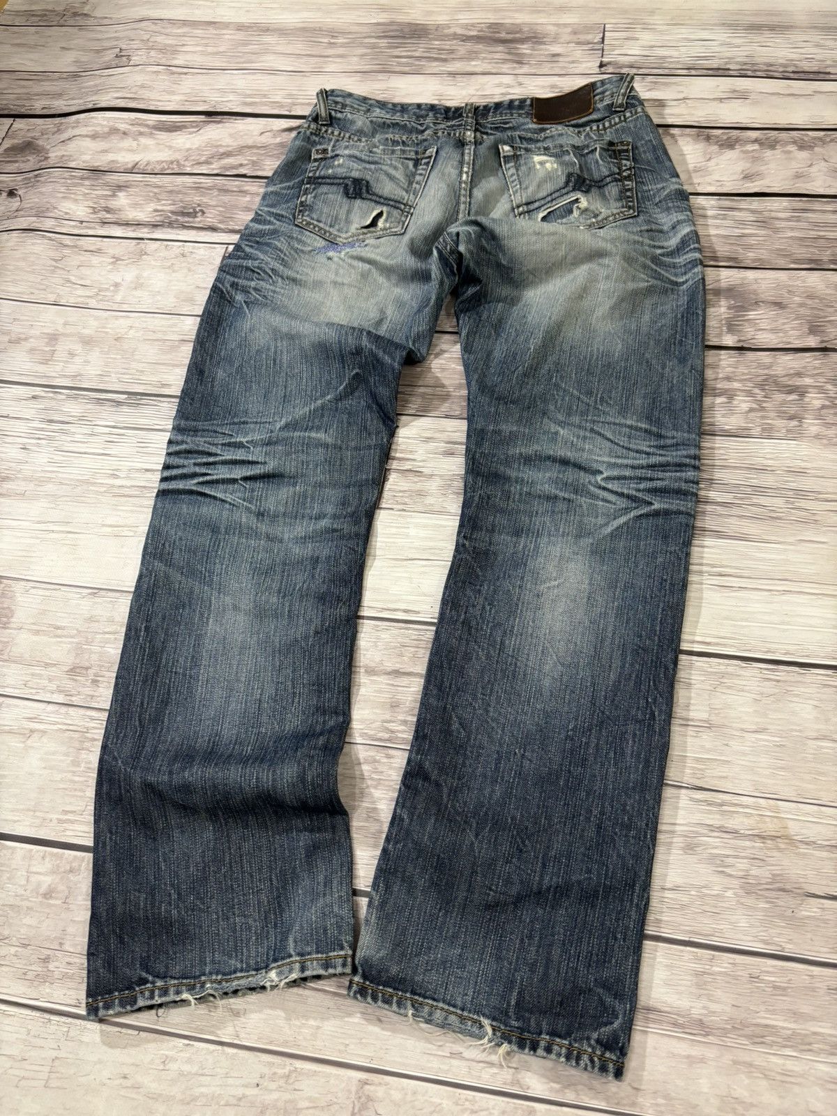 Hysteric Glamour × Japanese Brand 💥 HYSTERIC GLAMOUR BALENCIAGA STYLE JAPANESE JEANS Size US 32 / EU 48 - 4 Thumbnail