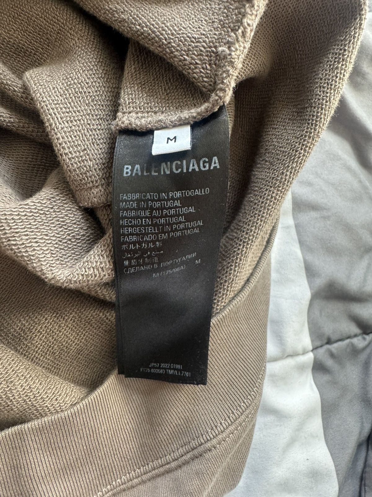Balenciaga Balenciaga Brown Cotton WFP Hoodie Size US M / EU 48-50 / 2 - 5 Thumbnail