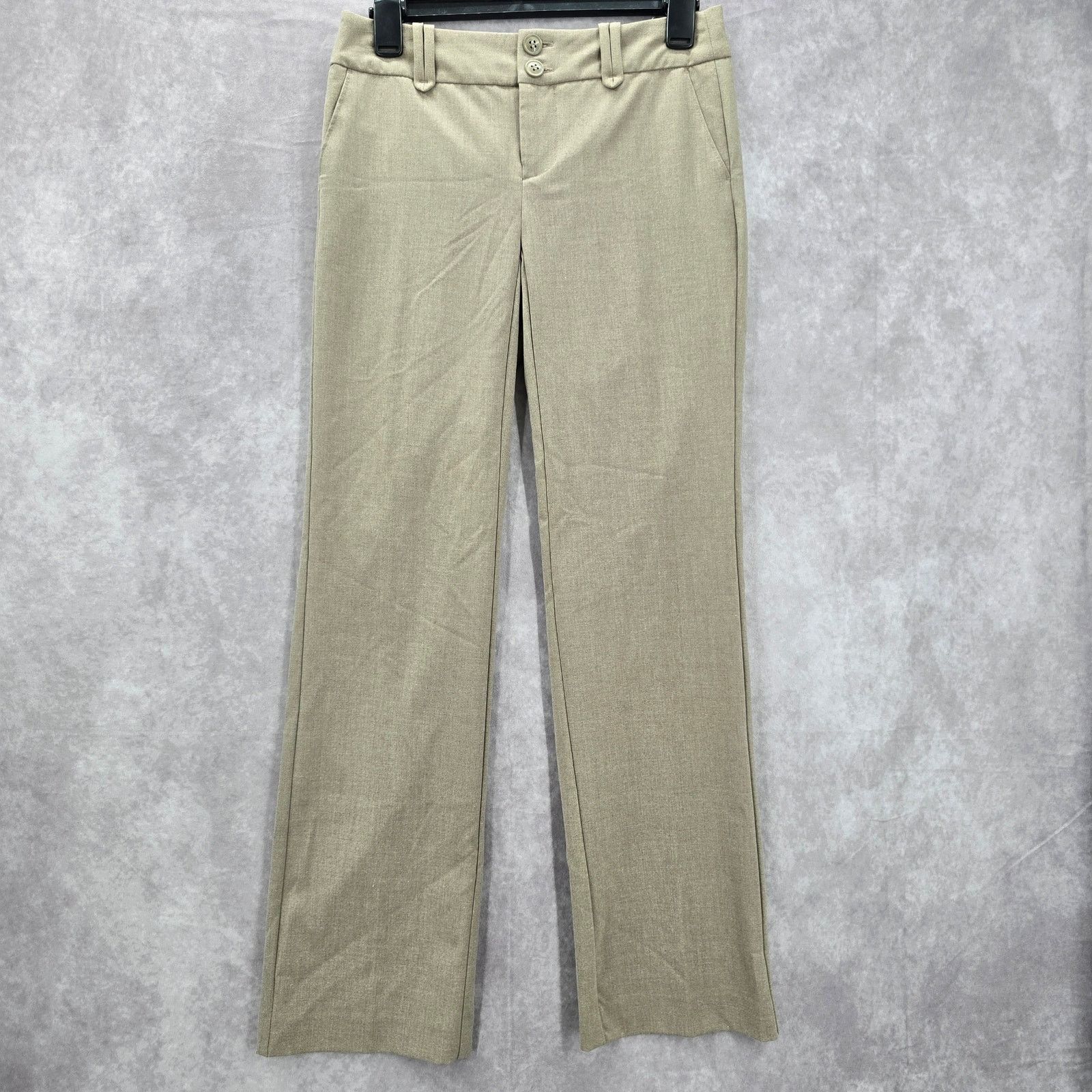 Other Daisy Fuentes Petites Tan Khaki Wide Leg Pants Size 0P Size 25" / US 0 / IT 36 - 1 Thumbnail