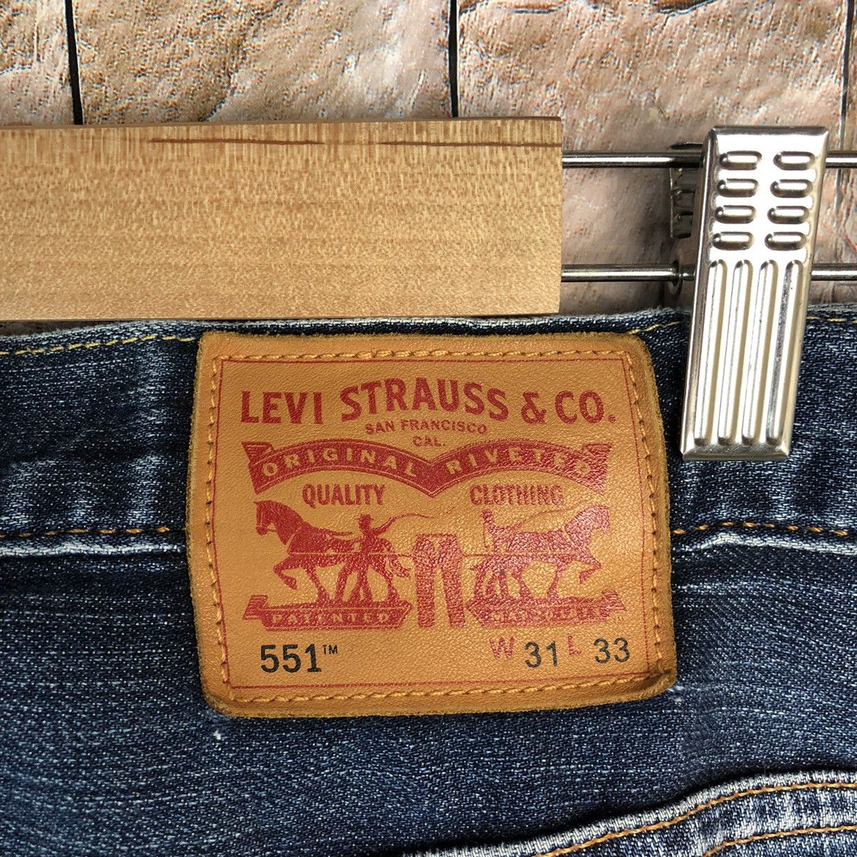 Levi's Levis Blue Denim Pants #7569 Size US 32 / EU 48 - 19 Thumbnail