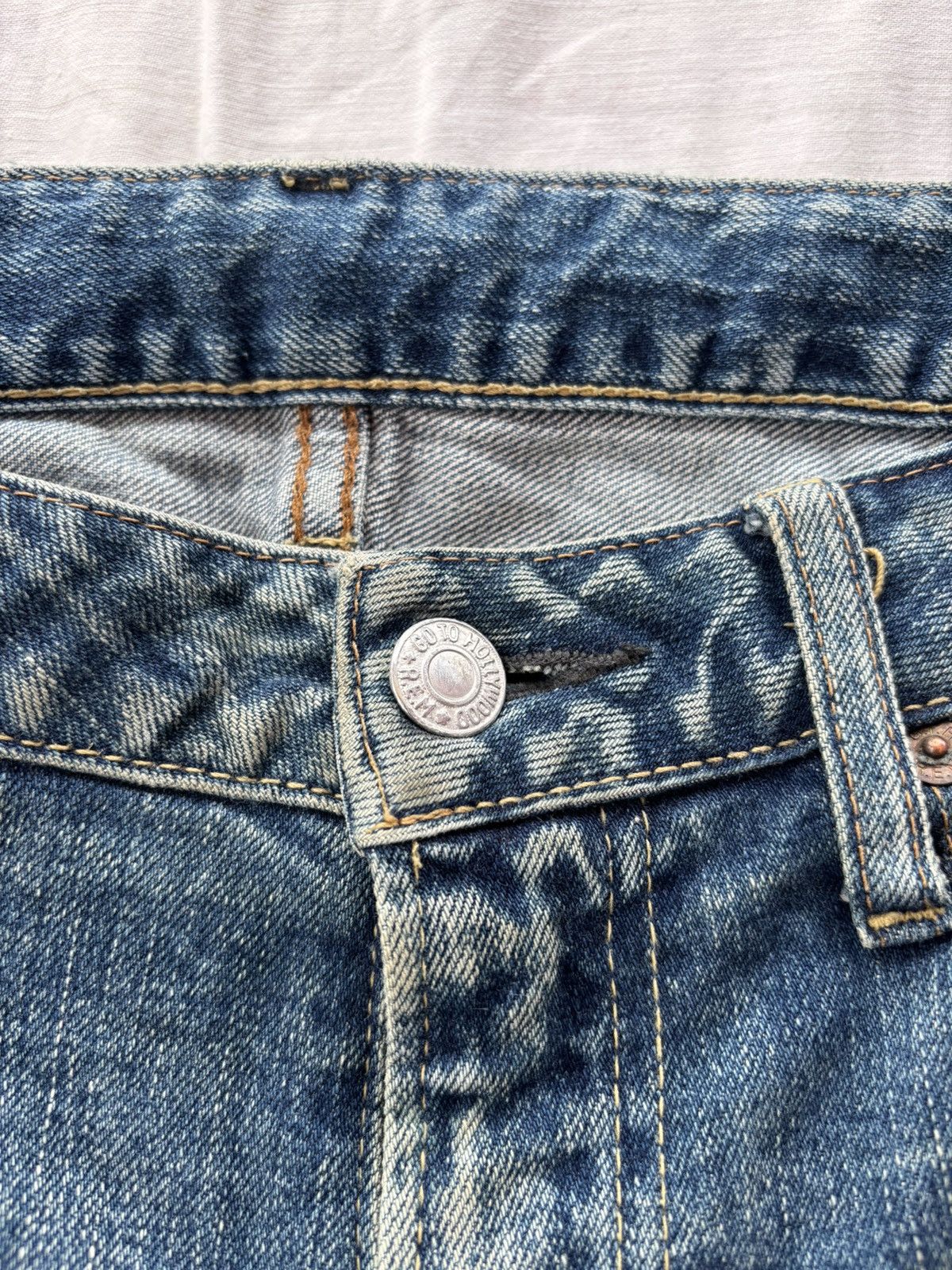 Helmut Lang 🔥REM GO TO HOLLYWOOD PAINTER SELVEDGE DENIM SKINNY JEANS Size US 32 / EU 48 - 11 Thumbnail