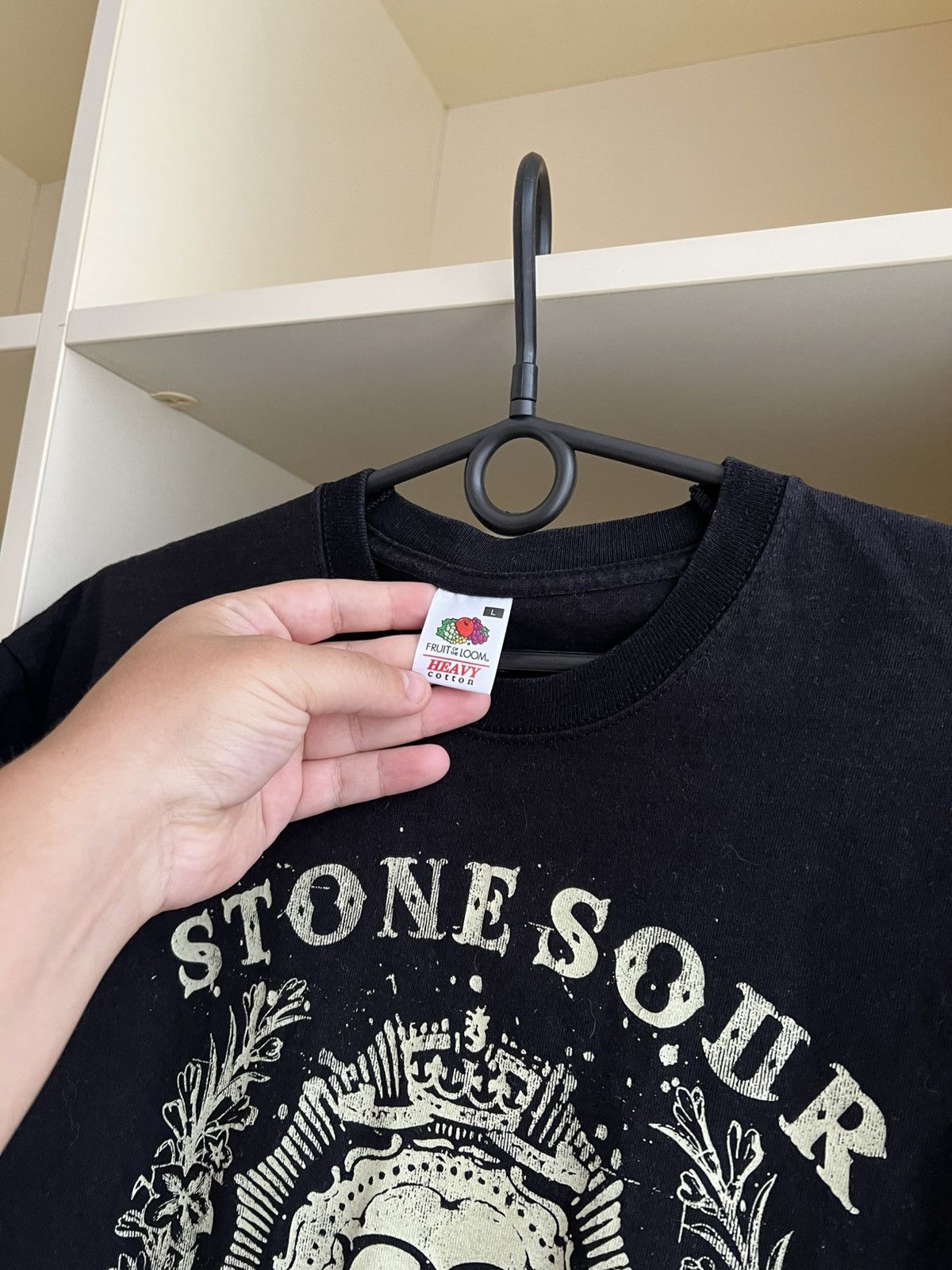 Band Tees Vintage Stone Sour Band Tee Rock T-Shirt Tour 2007 Size L Size US L / EU 52-54 / 3 - 10 Thumbnail