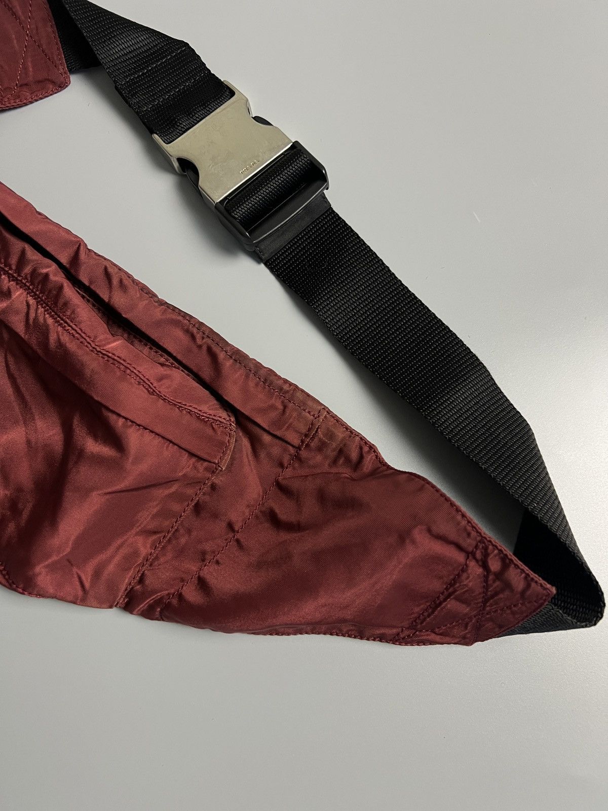 Prada Prada Maroon Nylon Fanny Pack/Side Bag Size ONE SIZE - 5 Thumbnail