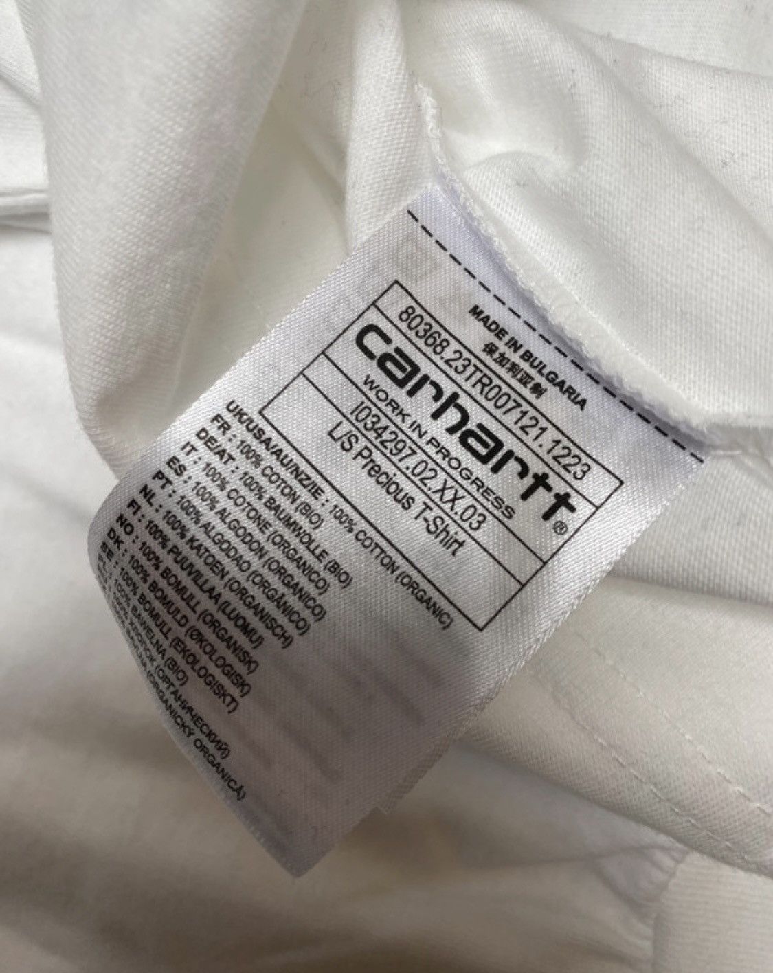 Carhartt Wip Carhartt Wip x Precious T-shirt size M White new Size US M / EU 48-50 / 2 - 7 Thumbnail