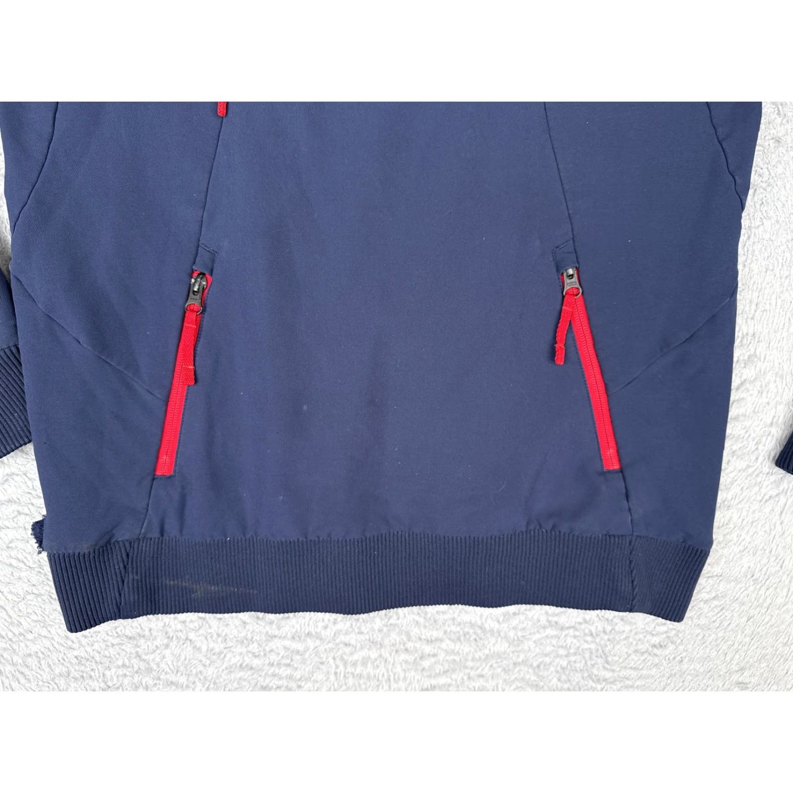 The North Face The North Face Jacket Womens Small Blue Red Hooded Pullover Anorak USA Flag Size S / US 4 / IT 40 - 5 Thumbnail