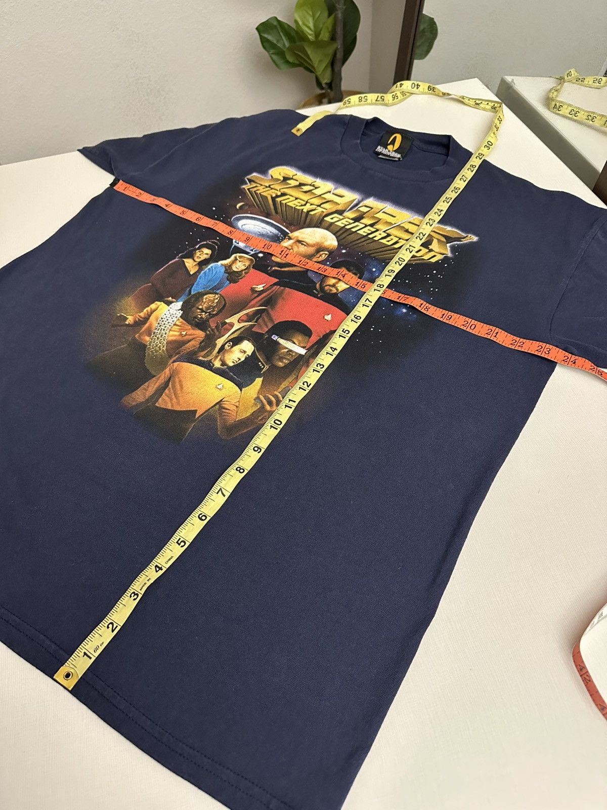 Star Wars × Vintage Vintage 90s STARTREK Promo T-Shirt 1997 Official Merchandise Size US L / EU 52-54 / 3 - 5 Thumbnail