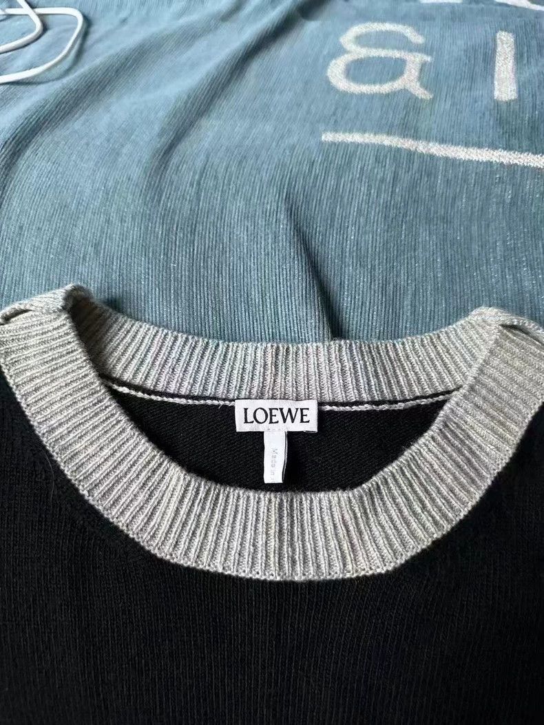 Loewe LOEWE Embroidered logo sweater Size L / US 10 / IT 46 - 3 Thumbnail