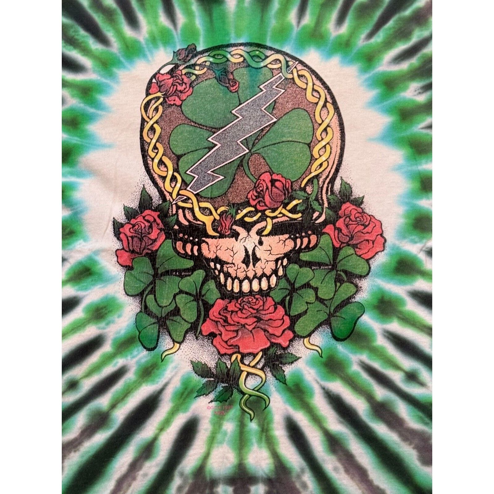 Grateful Dead Vintage Grateful Dead St. Patrick's Day Philadelphia 95 XL Size US XL / EU 56 / 4 - 2 Thumbnail