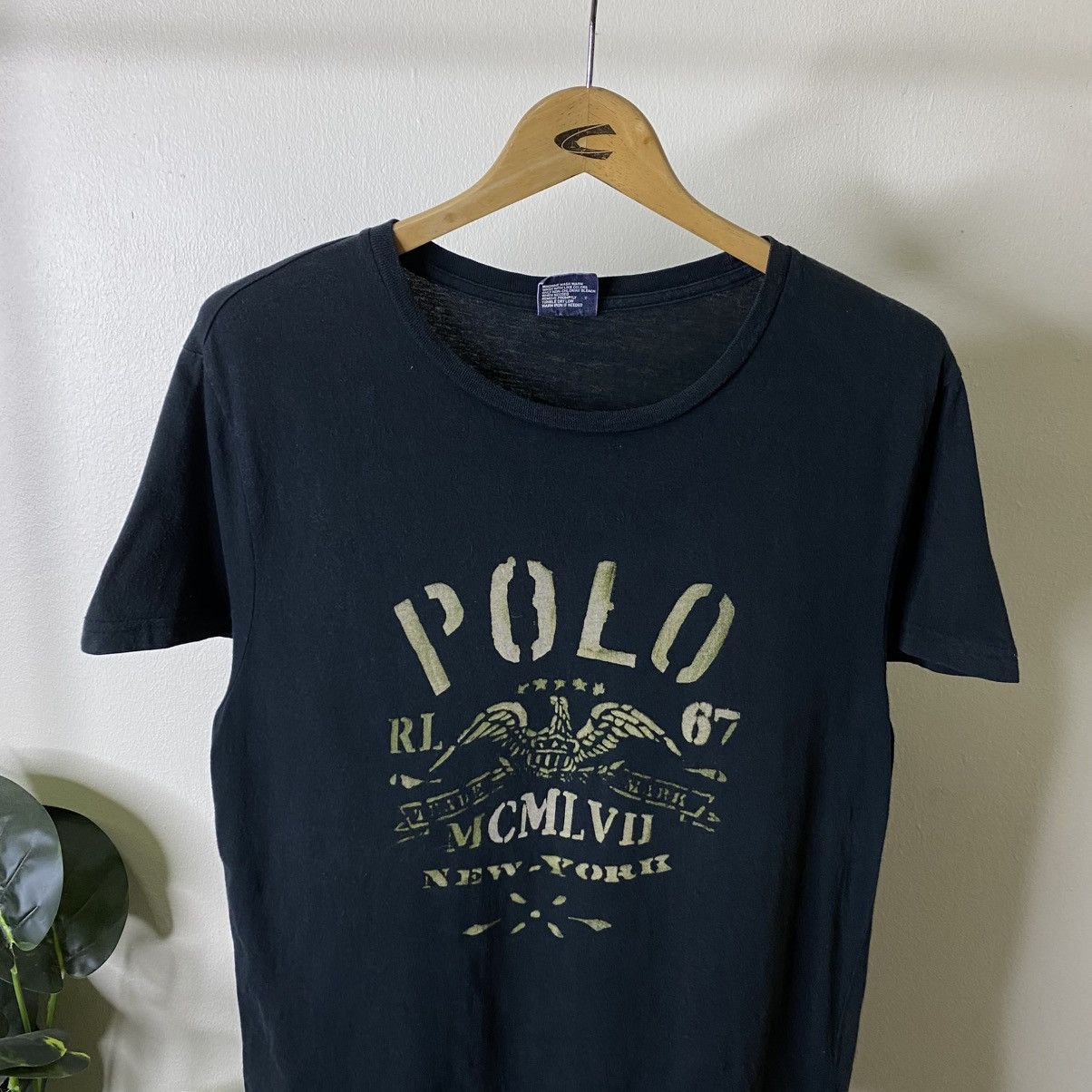 Polo Ralph Lauren Y2K Polo Ralph Lauren Black T Shirt Size US S / EU 44-46 / 1 - 2 Thumbnail