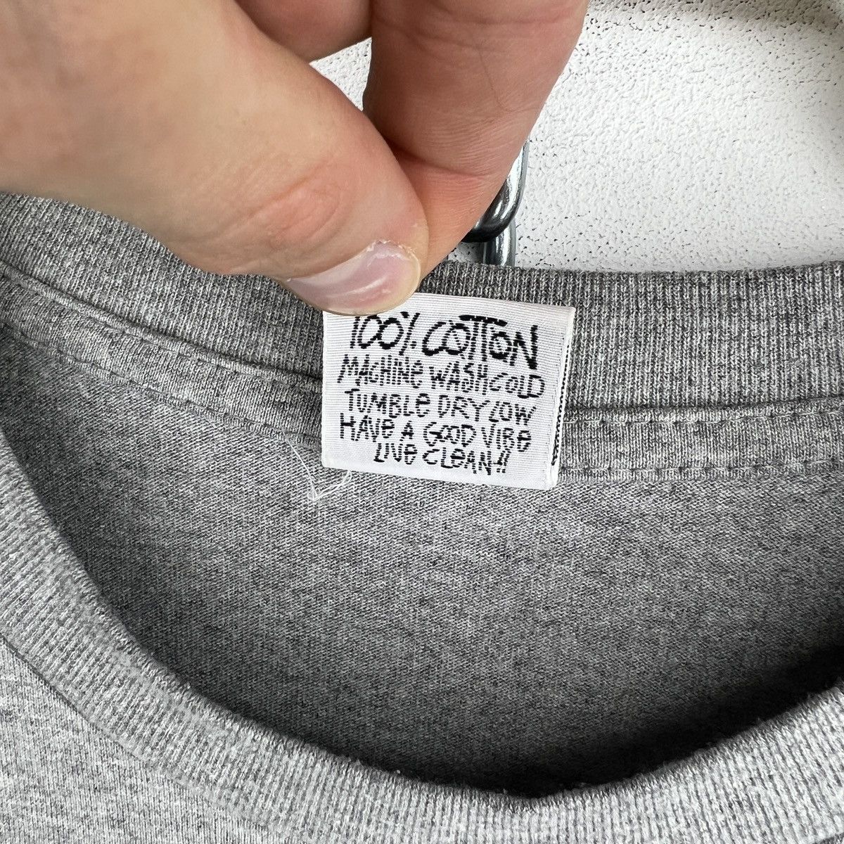 Stussy × Vintage 90s vintage Stussy Sax Man small front big back logo Size US L / EU 52-54 / 3 - 11 Thumbnail