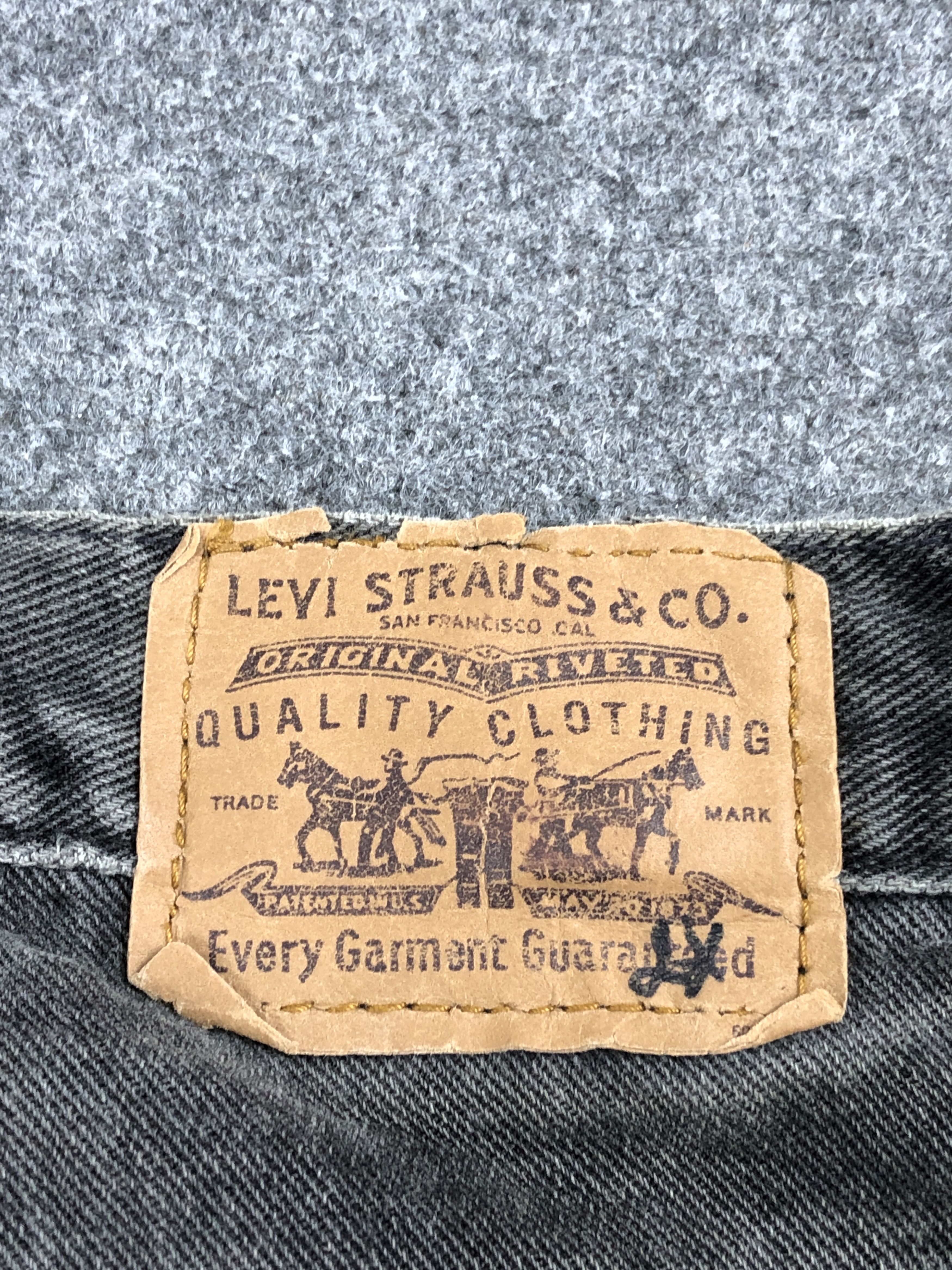 Levi's Vintage 90s Levis 569 Orange Tab Jeans DP2469 Size US 26 / EU 42 - 5 Thumbnail