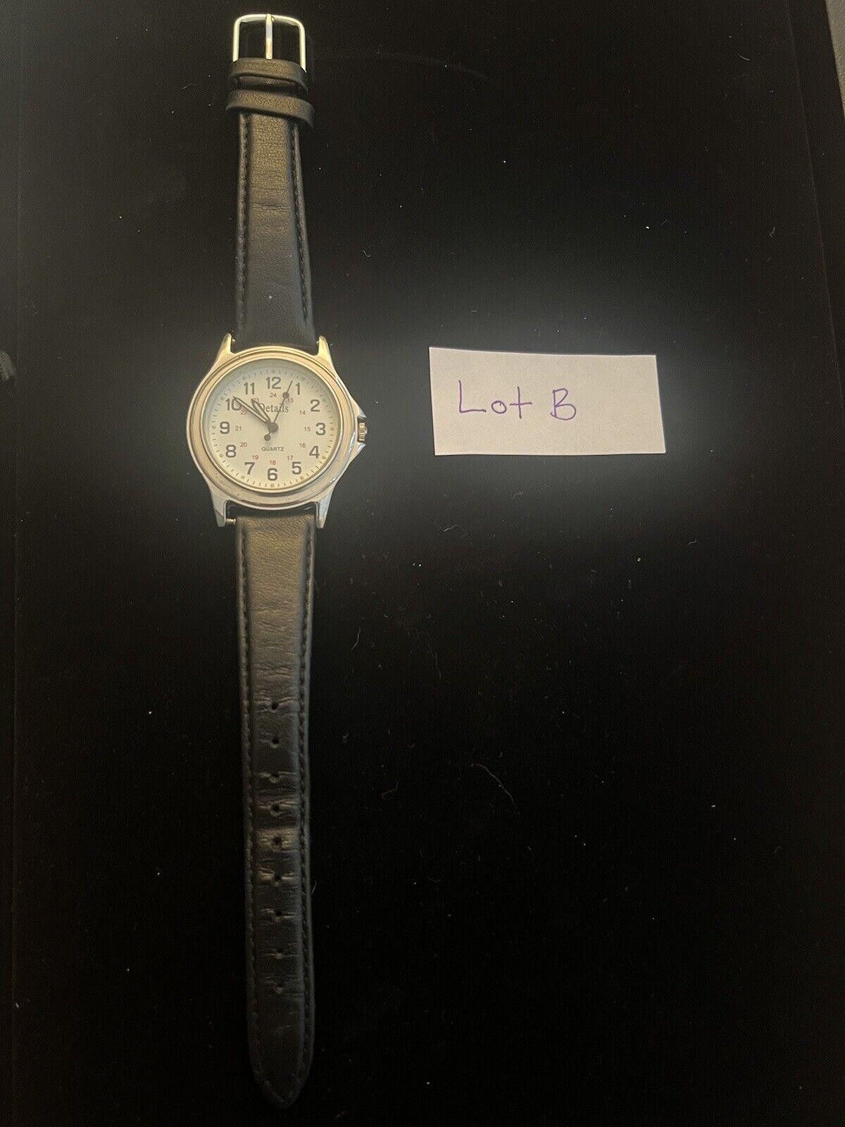 Designer Detail Watch New Battery Size ONE SIZE - 2 Thumbnail