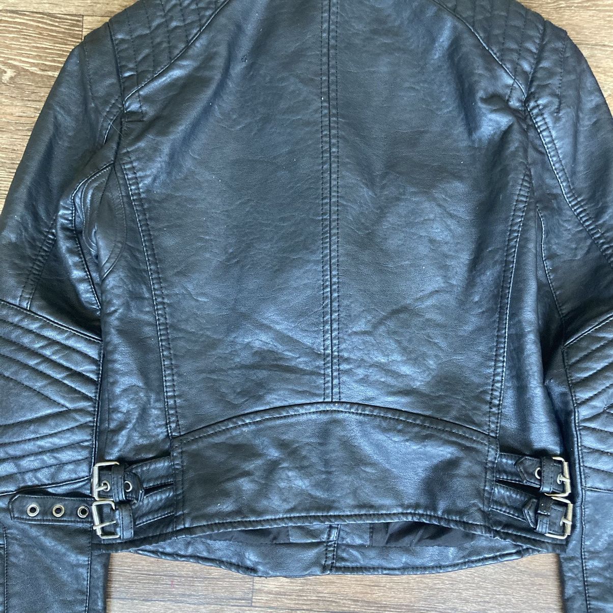 Hysteric Glamour × Le Grande Bleu (L.G.B.) Vintage Avant Garde Punk leather jacket Y2K style Size M / US 6-8 / IT 42-44 - 5 Thumbnail