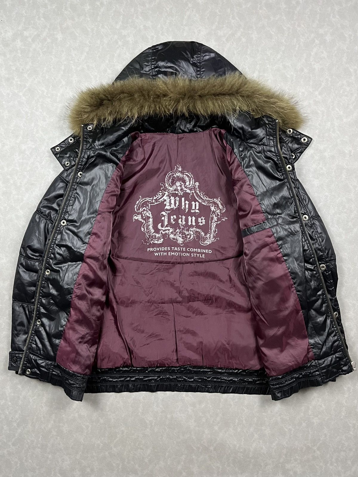 Japanese Brand Lgb iswn style puffer fur jacket Size US L / EU 52-54 / 3 - 2 Thumbnail