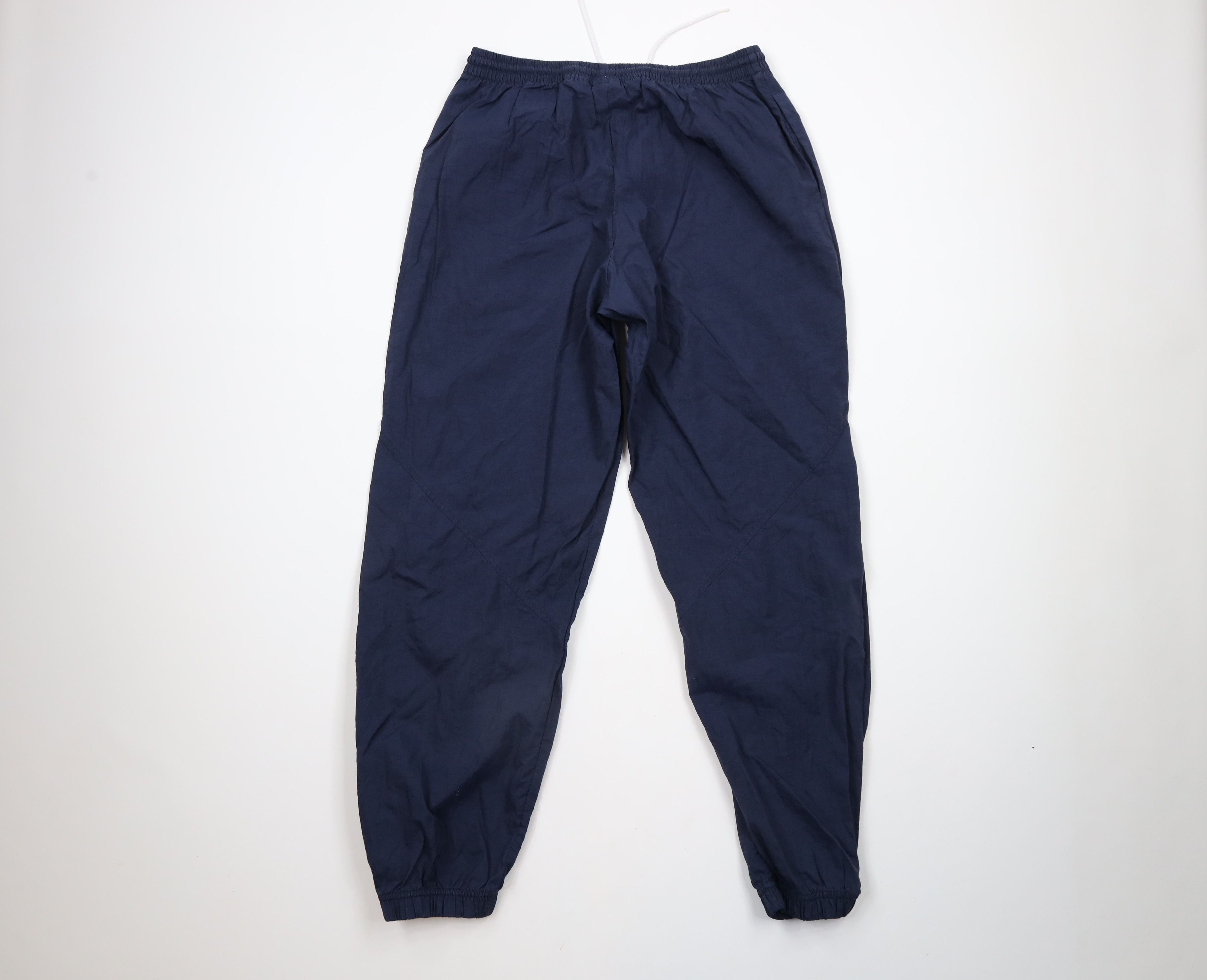 Nike Vintage 90s Nike Scott Mini Swoosh Nylon Joggers Pants Blue Size US 38 / EU 54 - 10 Thumbnail