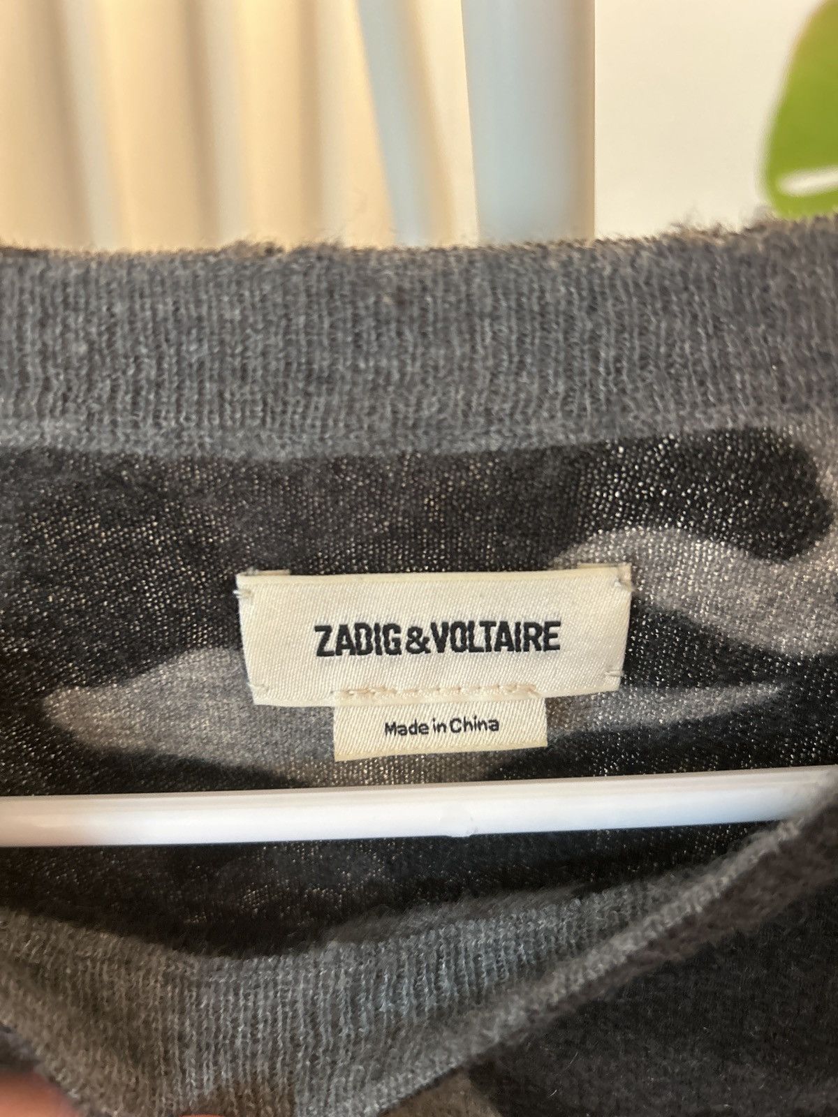 Zadig & Voltaire 💯 % Cashmere knit sweater Size US M / EU 48-50 / 2 - 5 Thumbnail